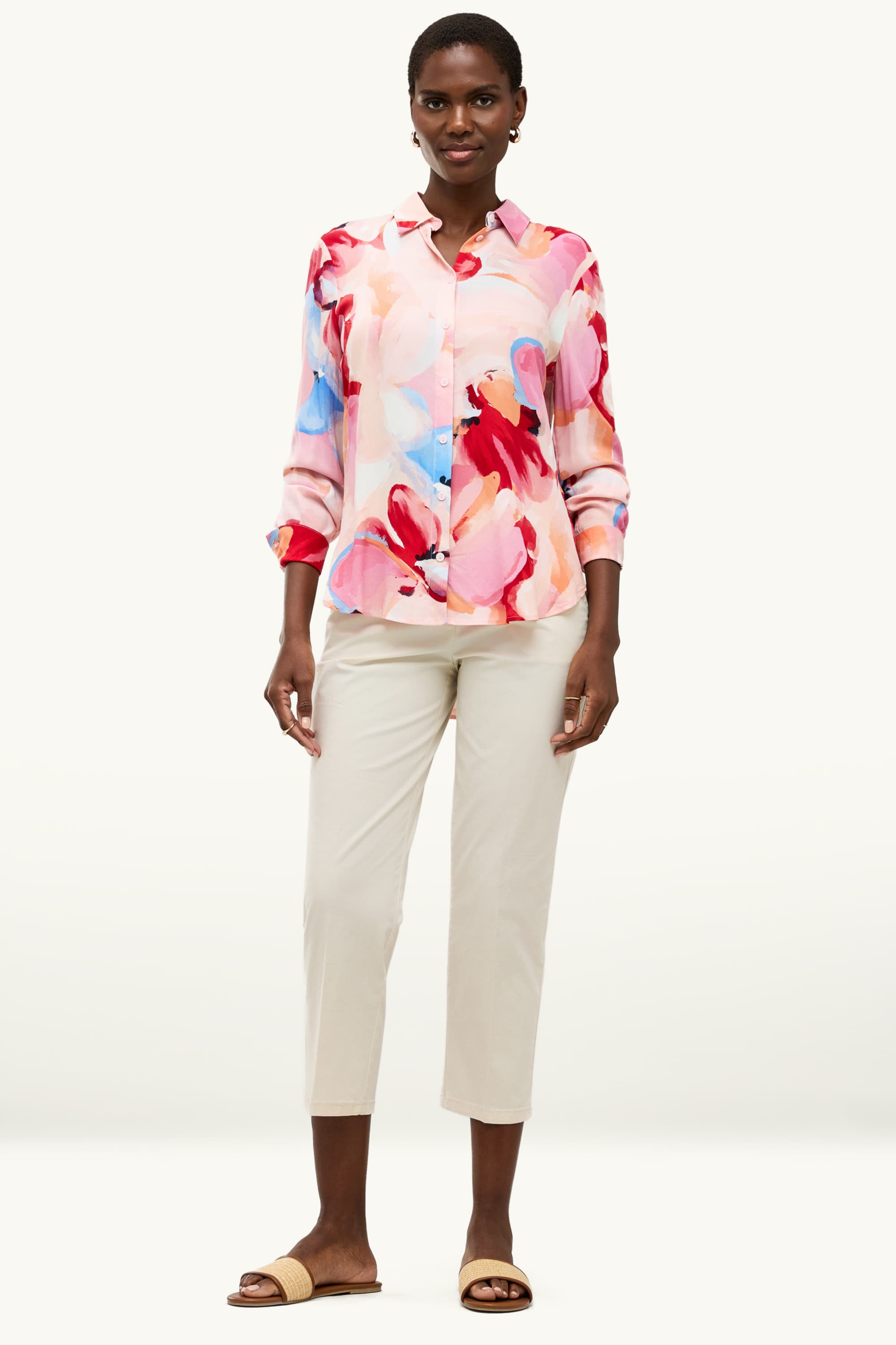Shirt blouse - patterned pink / rose
