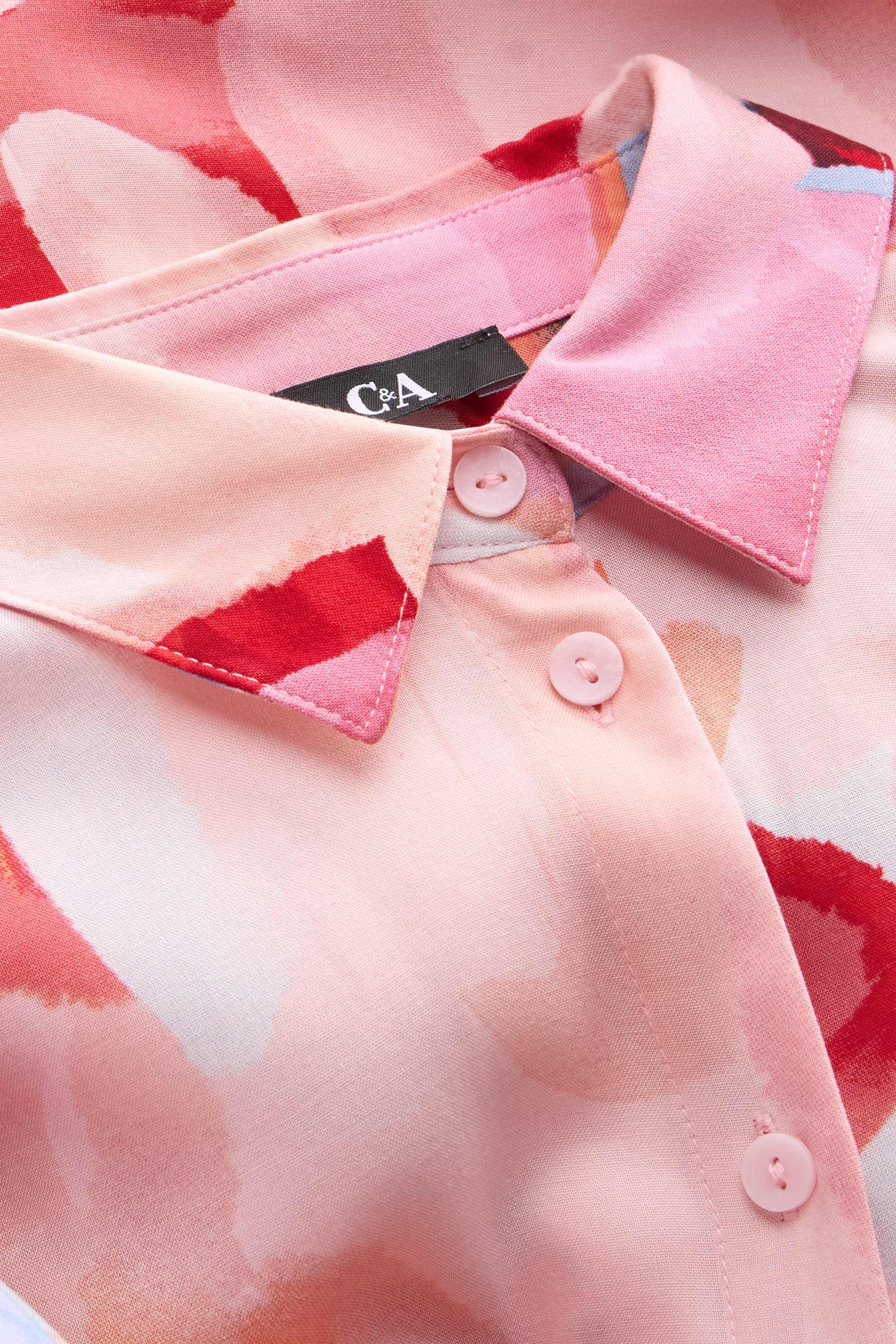 Shirt blouse - patterned pink / rose