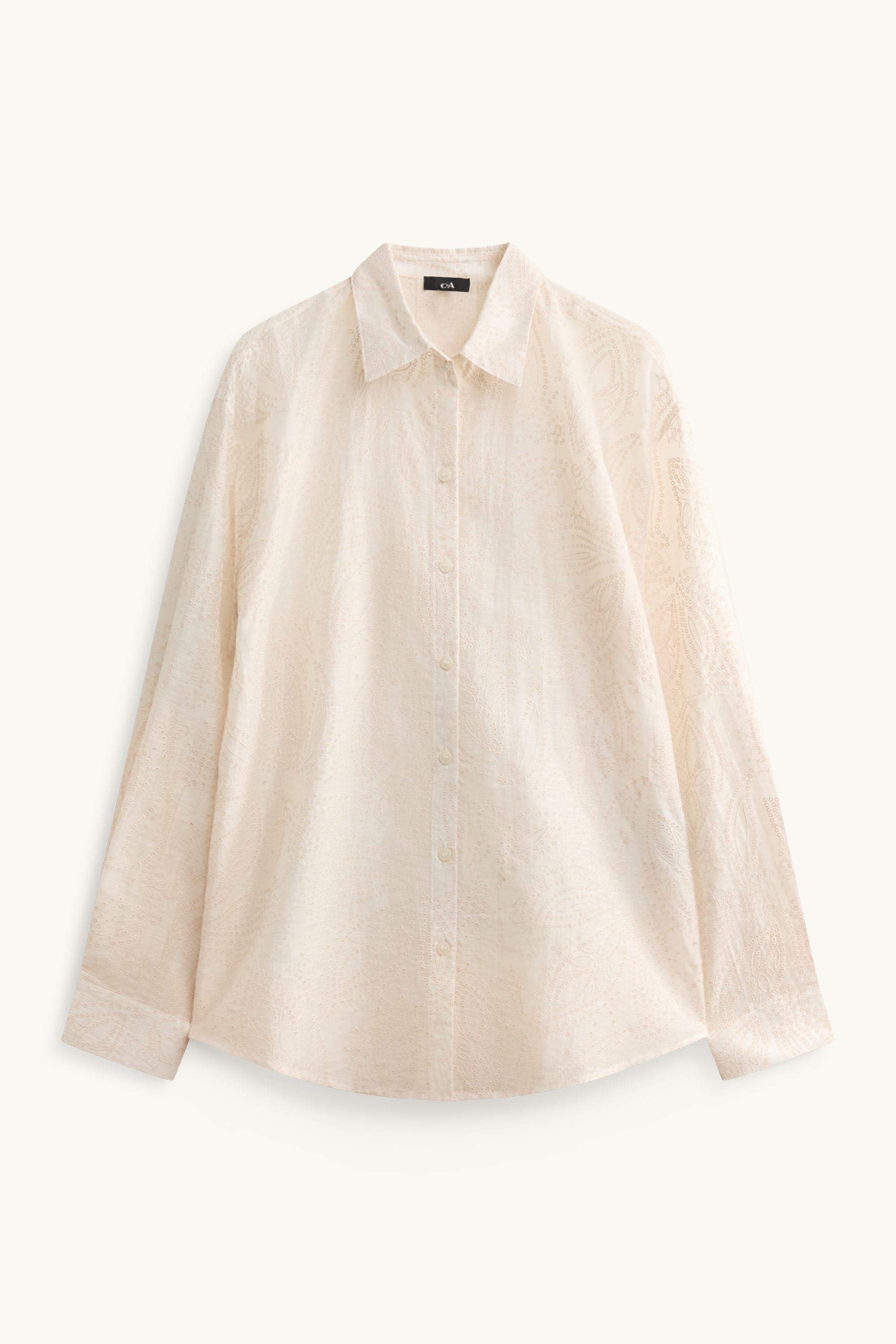 Blouse - broderie anglaise creme