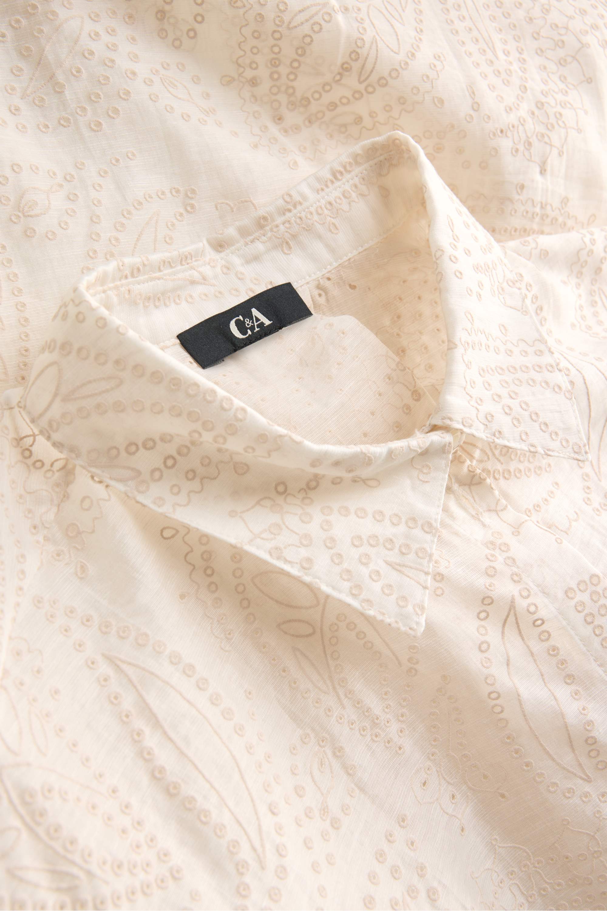 Blouse - broderie anglaise creme