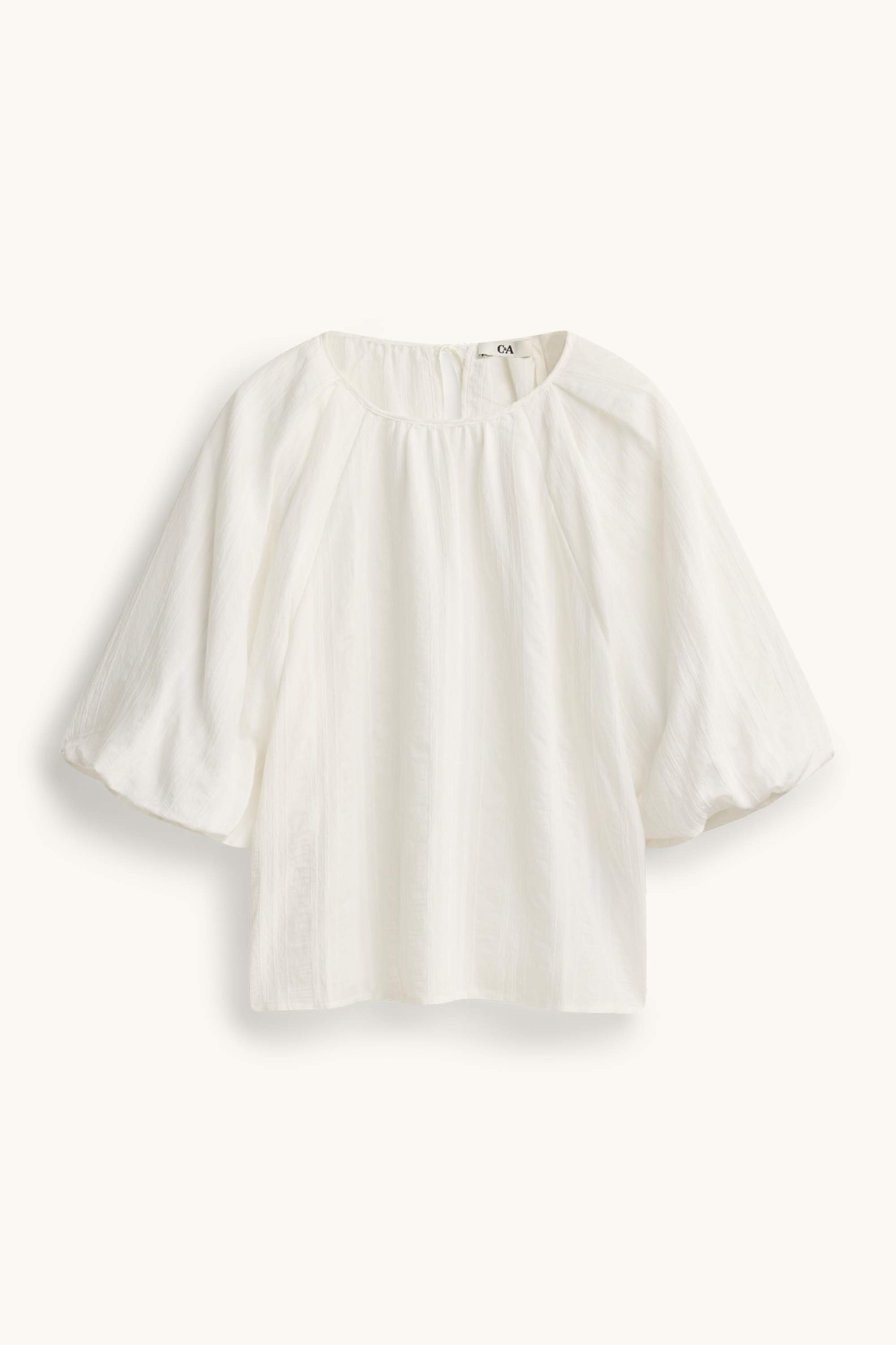 Blouse - textured white