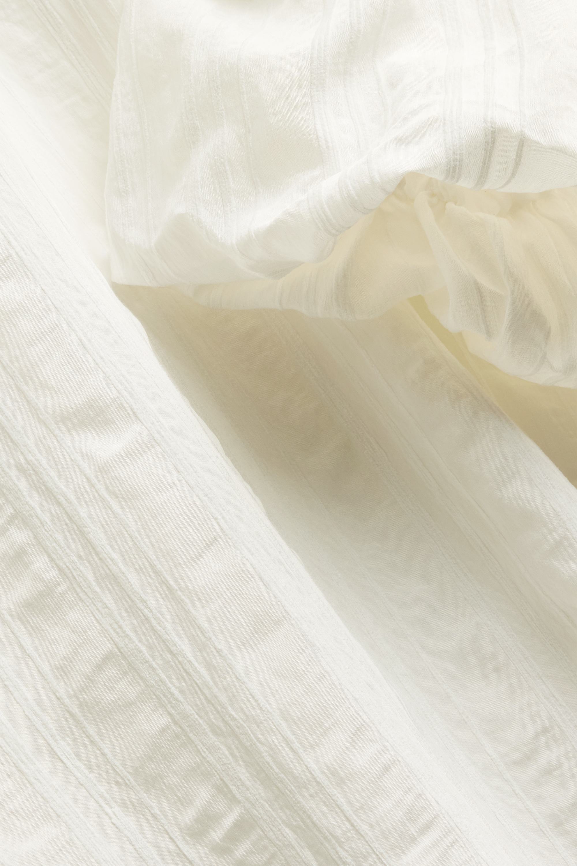Blouse - textured white