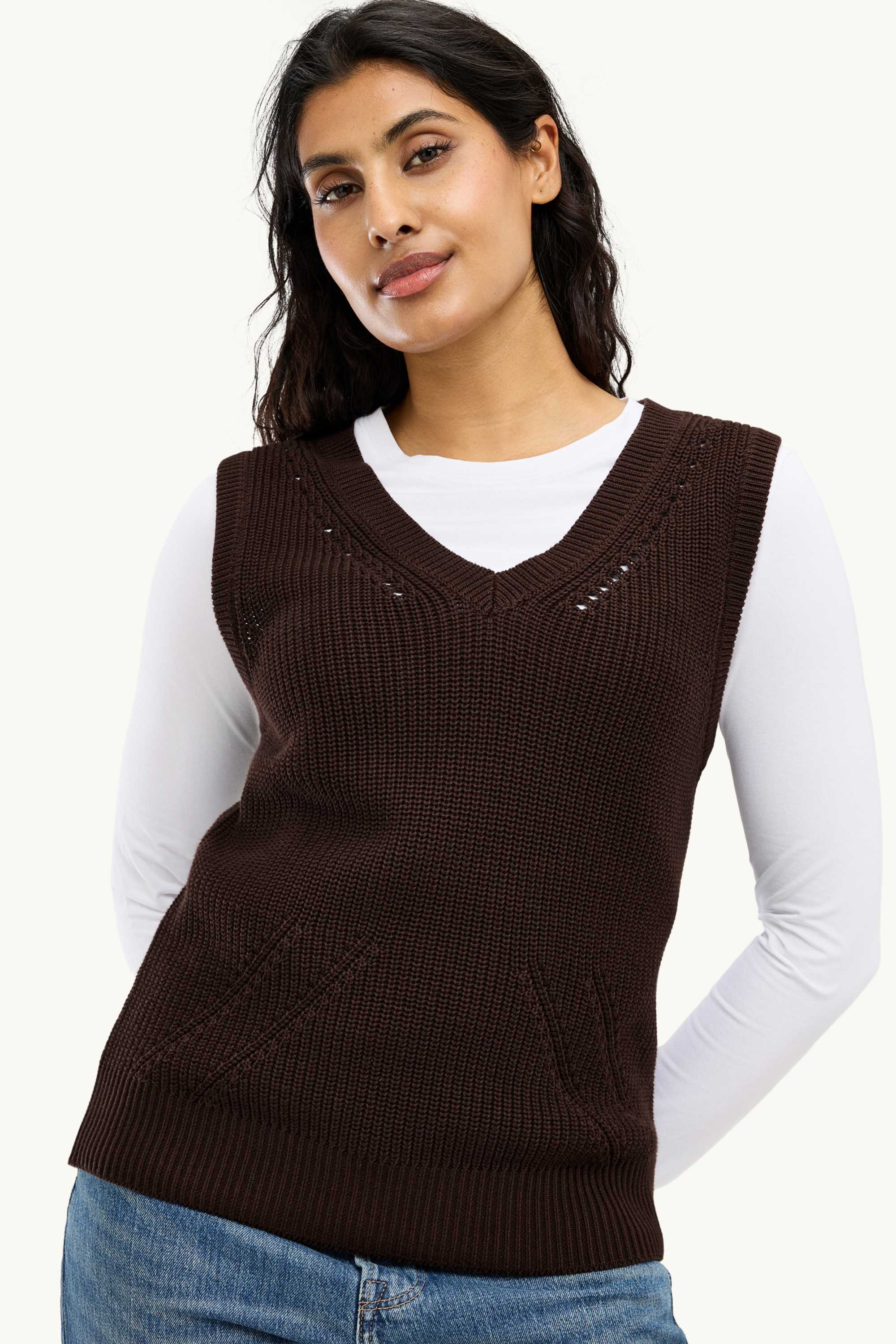 Slipover dark brown