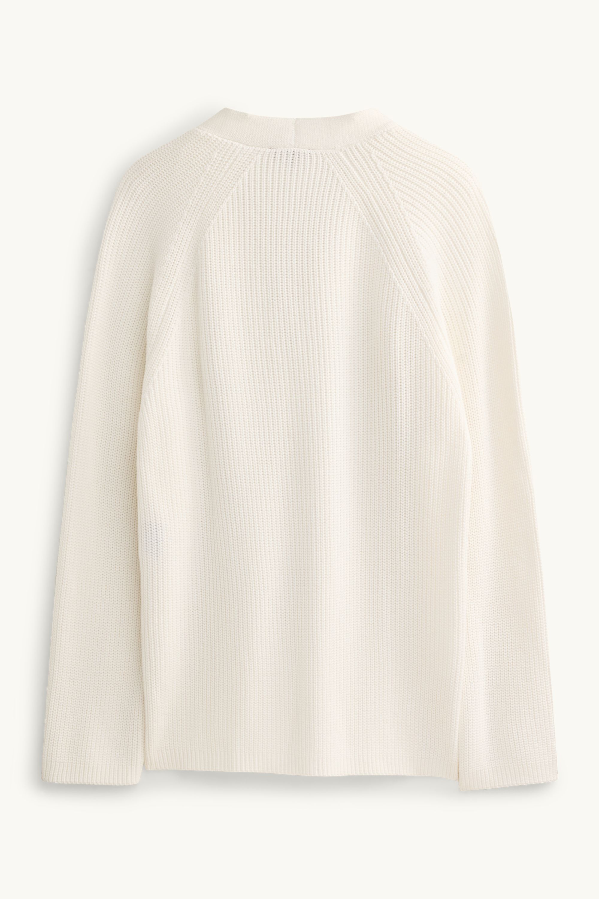 Cardigan - ribbed cremewhite