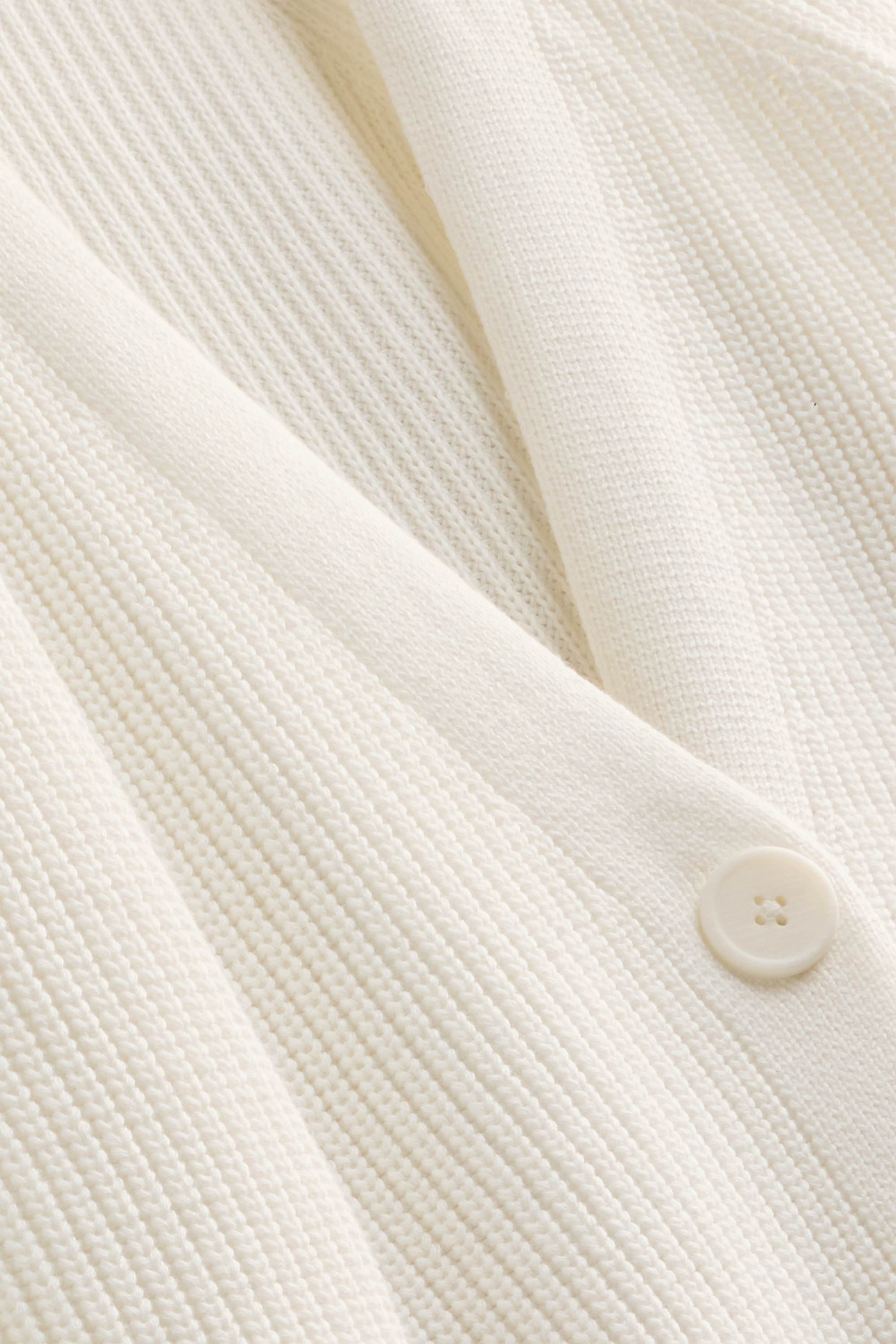 Cardigan - ribbed cremewhite