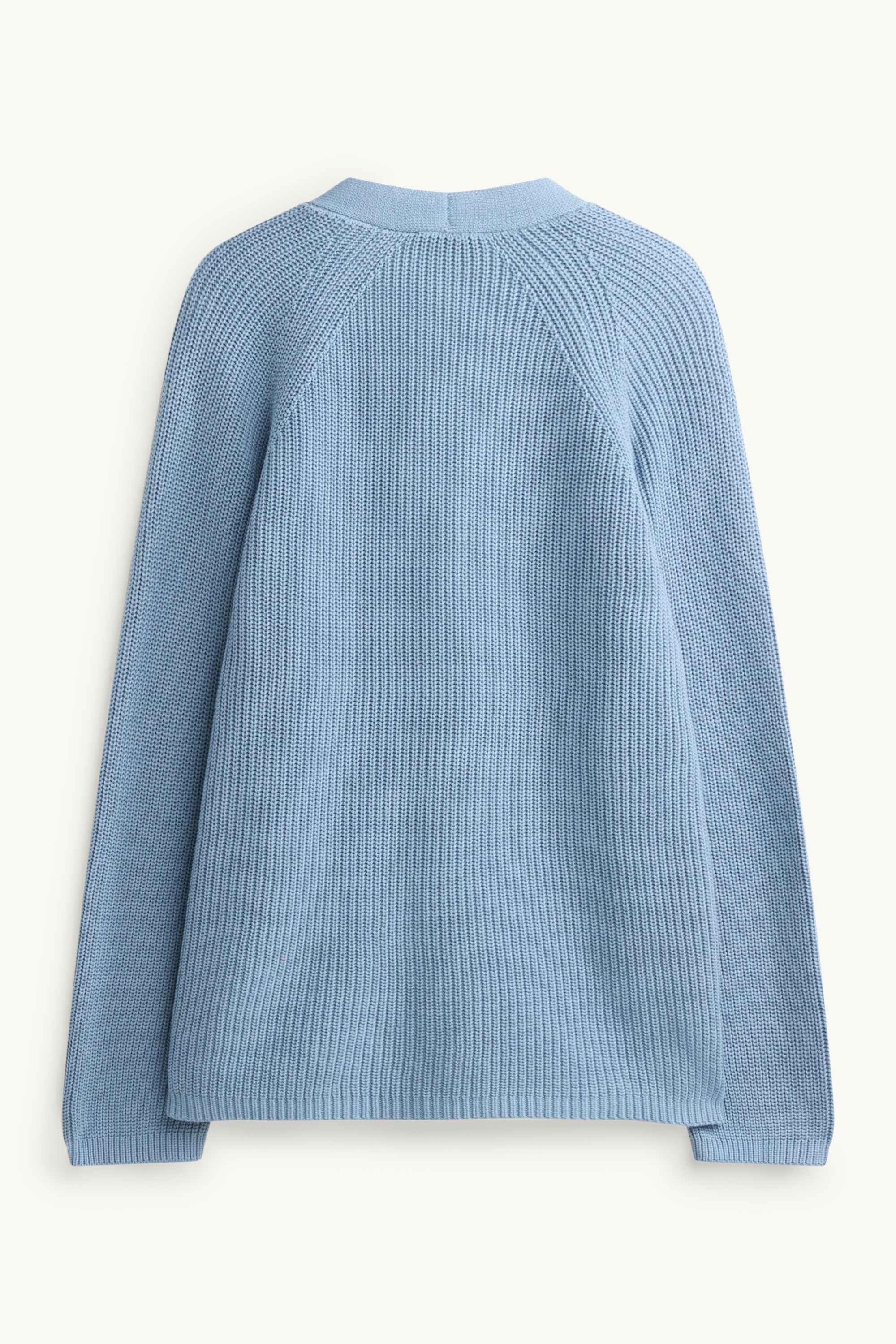 Cardigan - ribbed blue