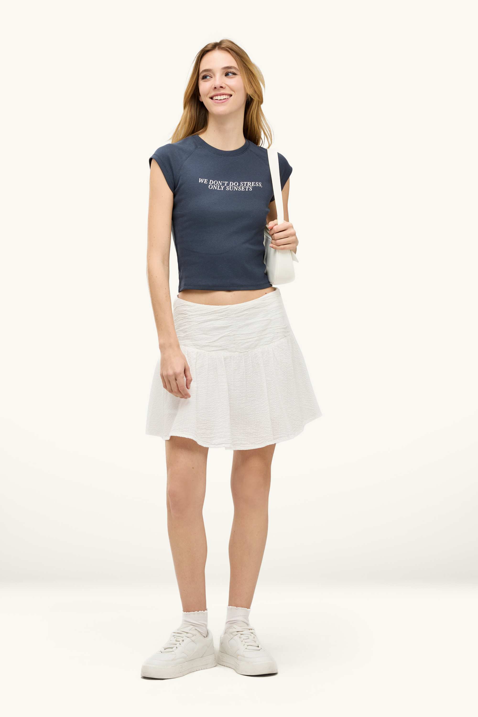 T-shirt - slim fit gray