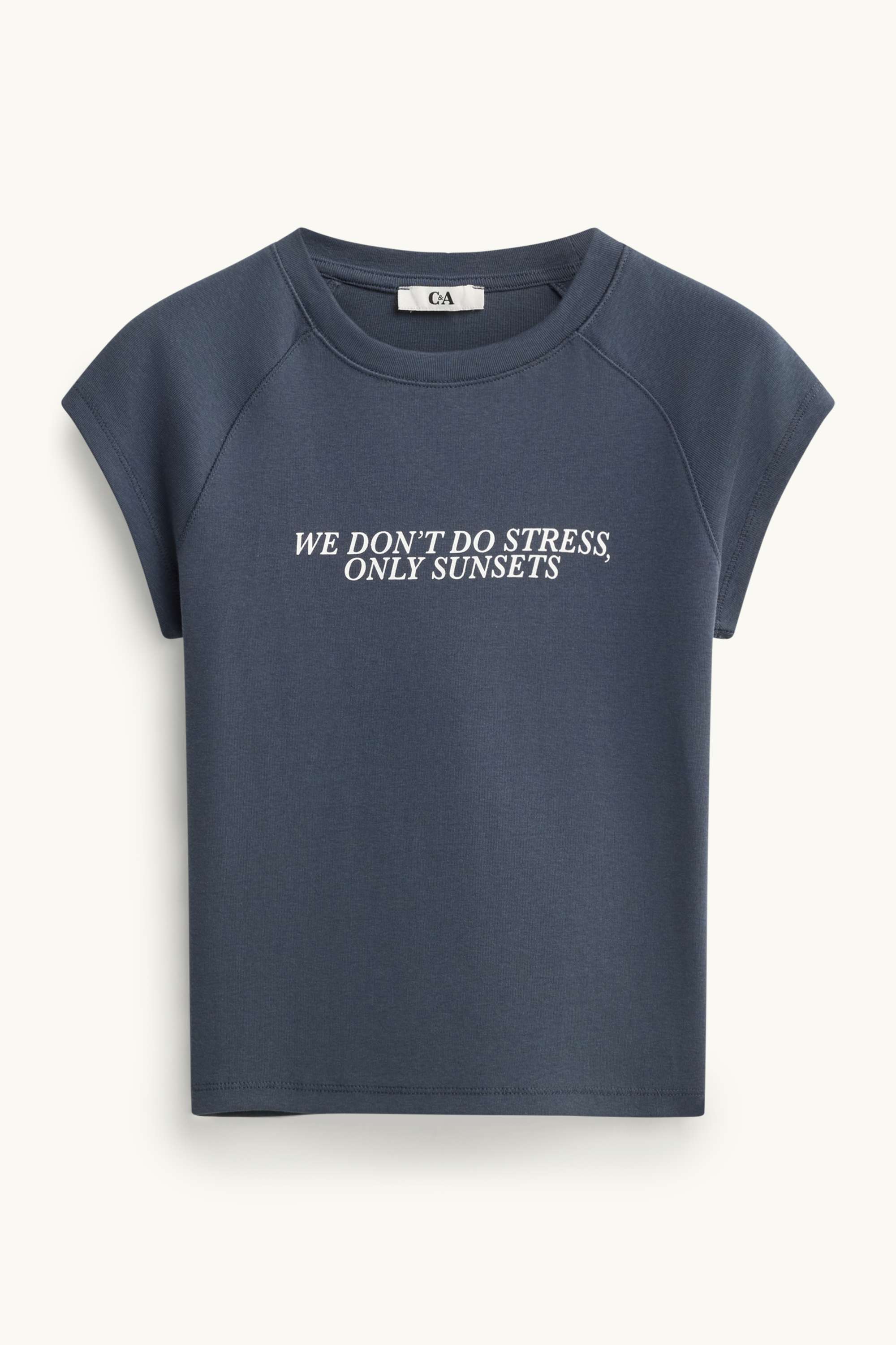 T-shirt - slim fit gray