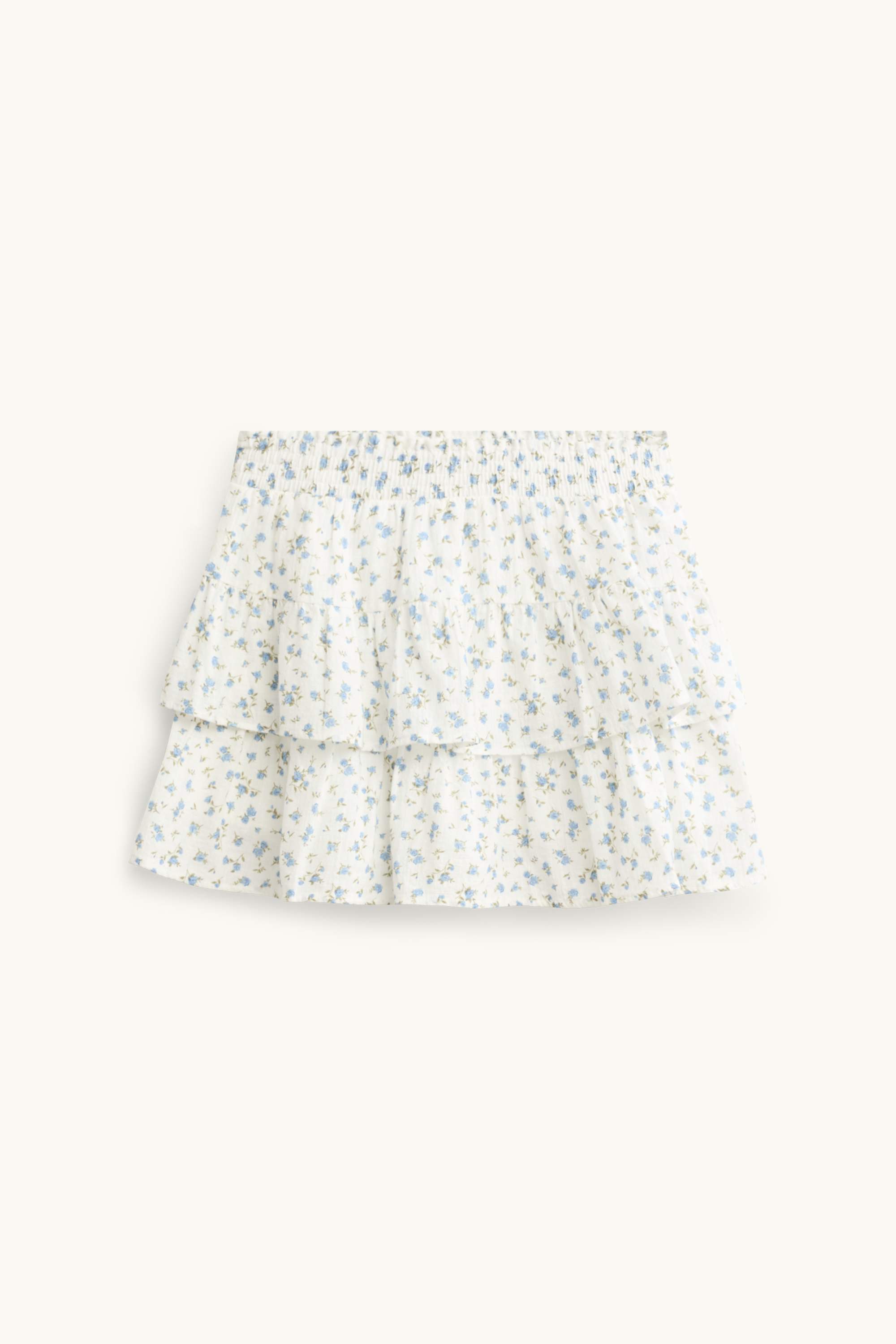 Skirt - floral white