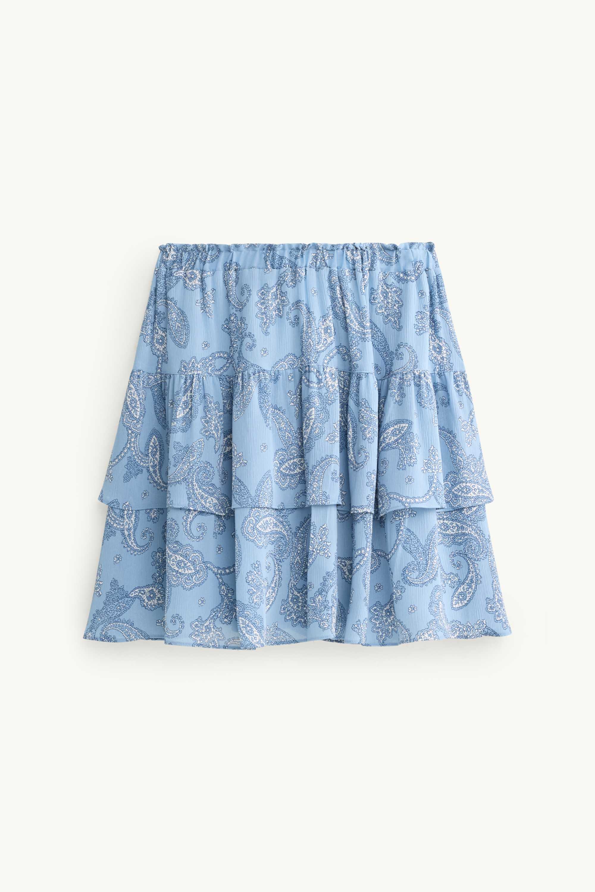 Skirt - patterned light blue