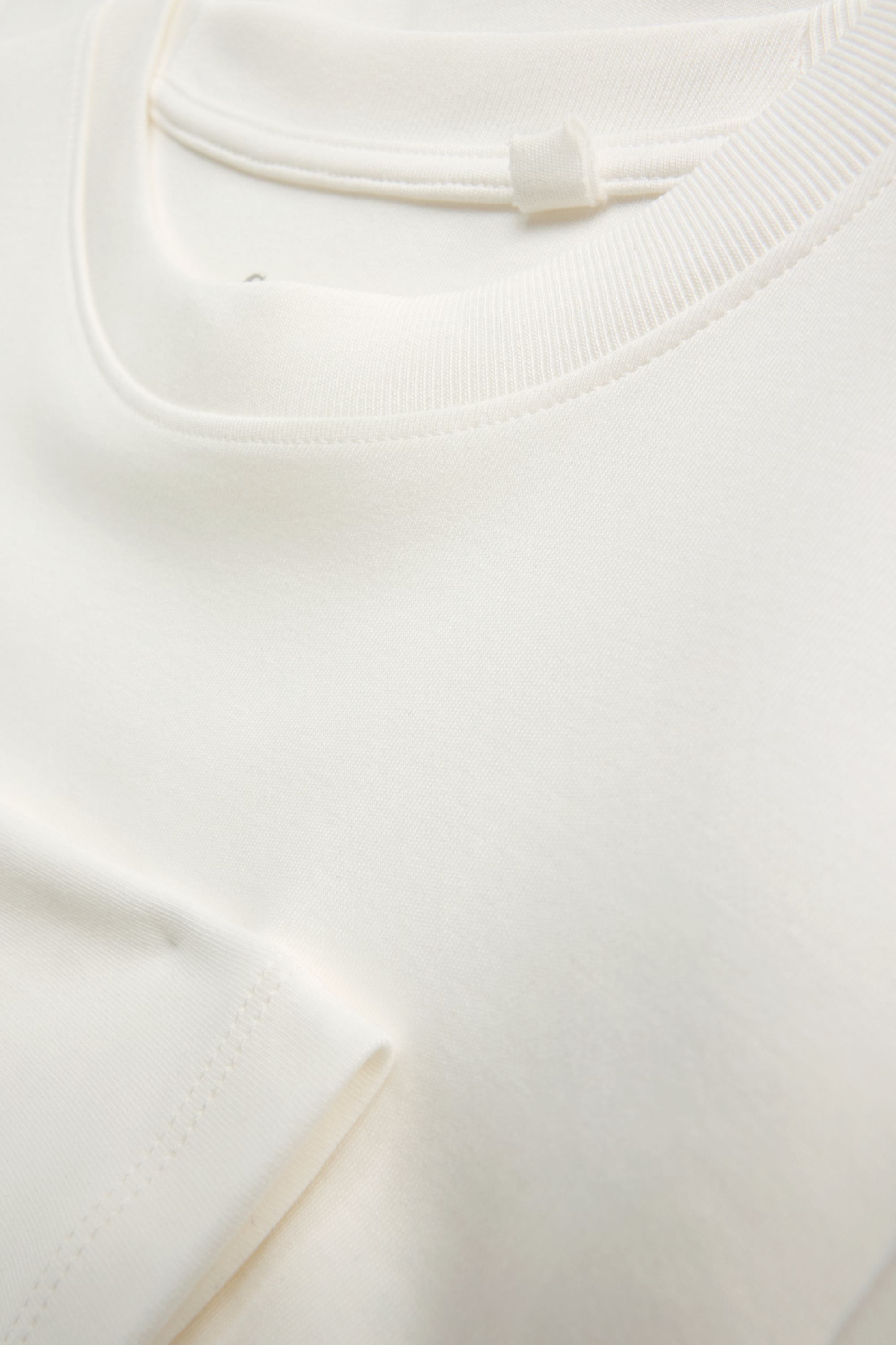 Long sleeve top- regular fit white