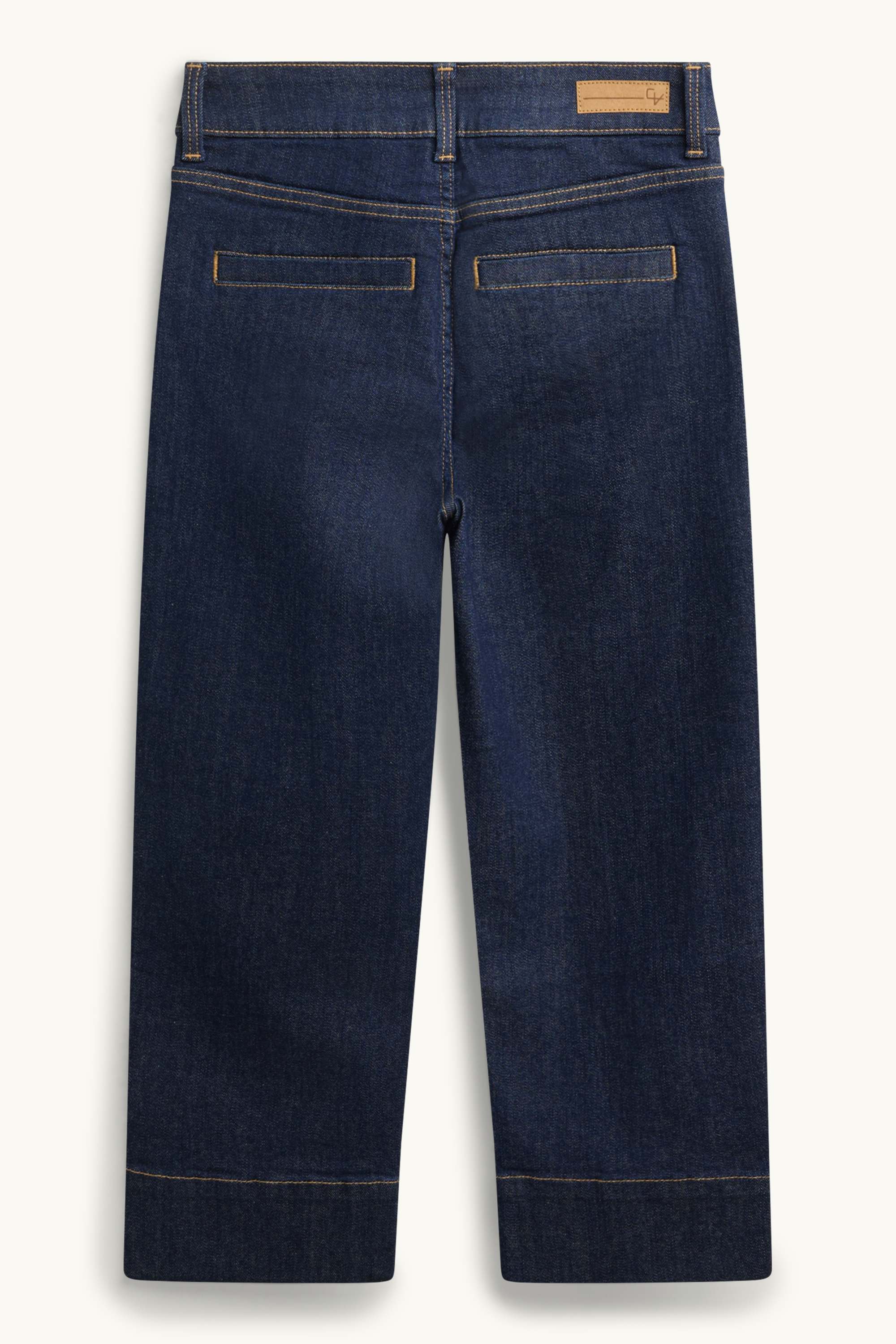 Capri jeans - mid-rise waist - slim fit - LYCRA® denim-dark blue