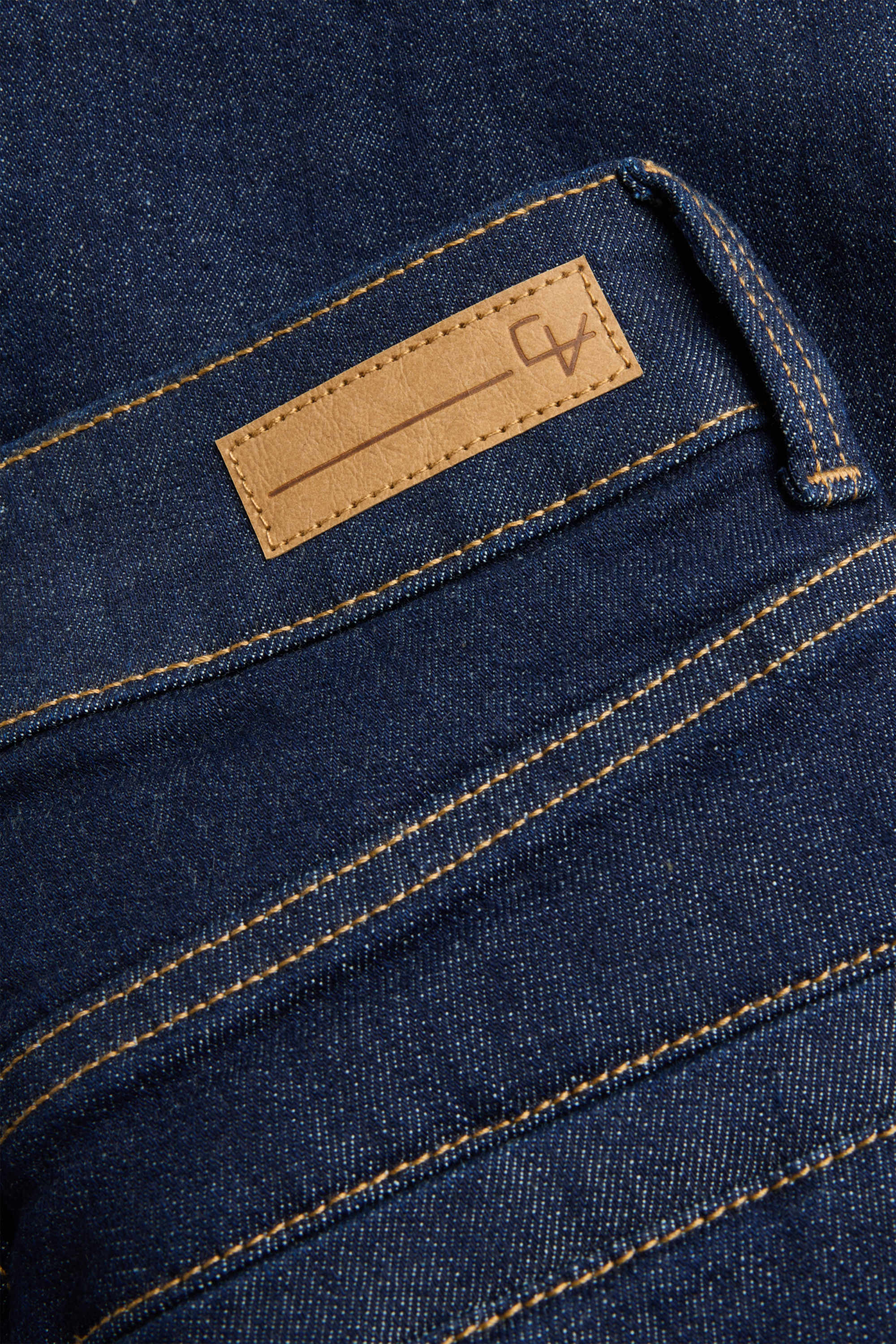 Capri jeans - mid-rise waist - slim fit - LYCRA® denim-dark blue