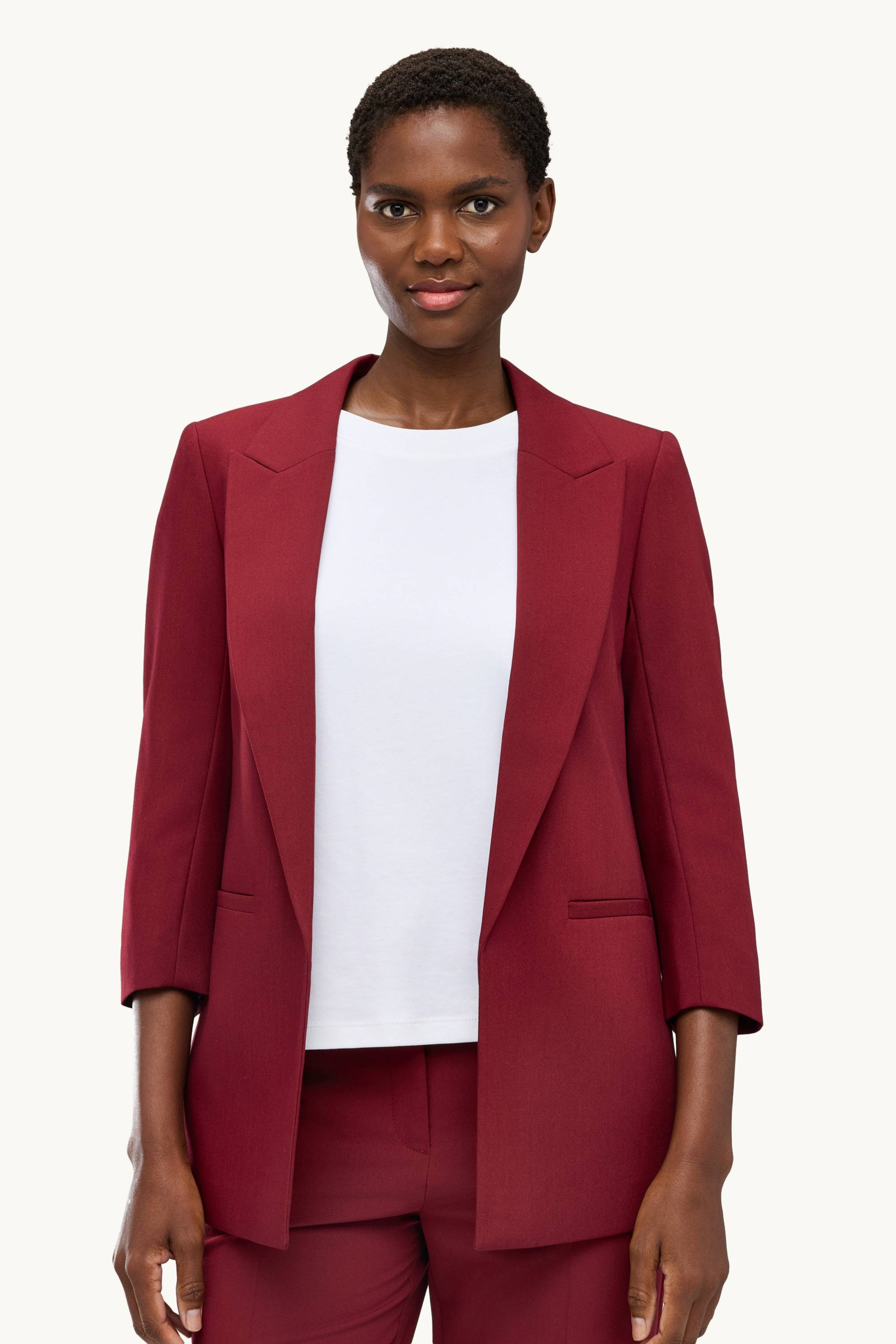 Business blazer - regular fit bordeaux