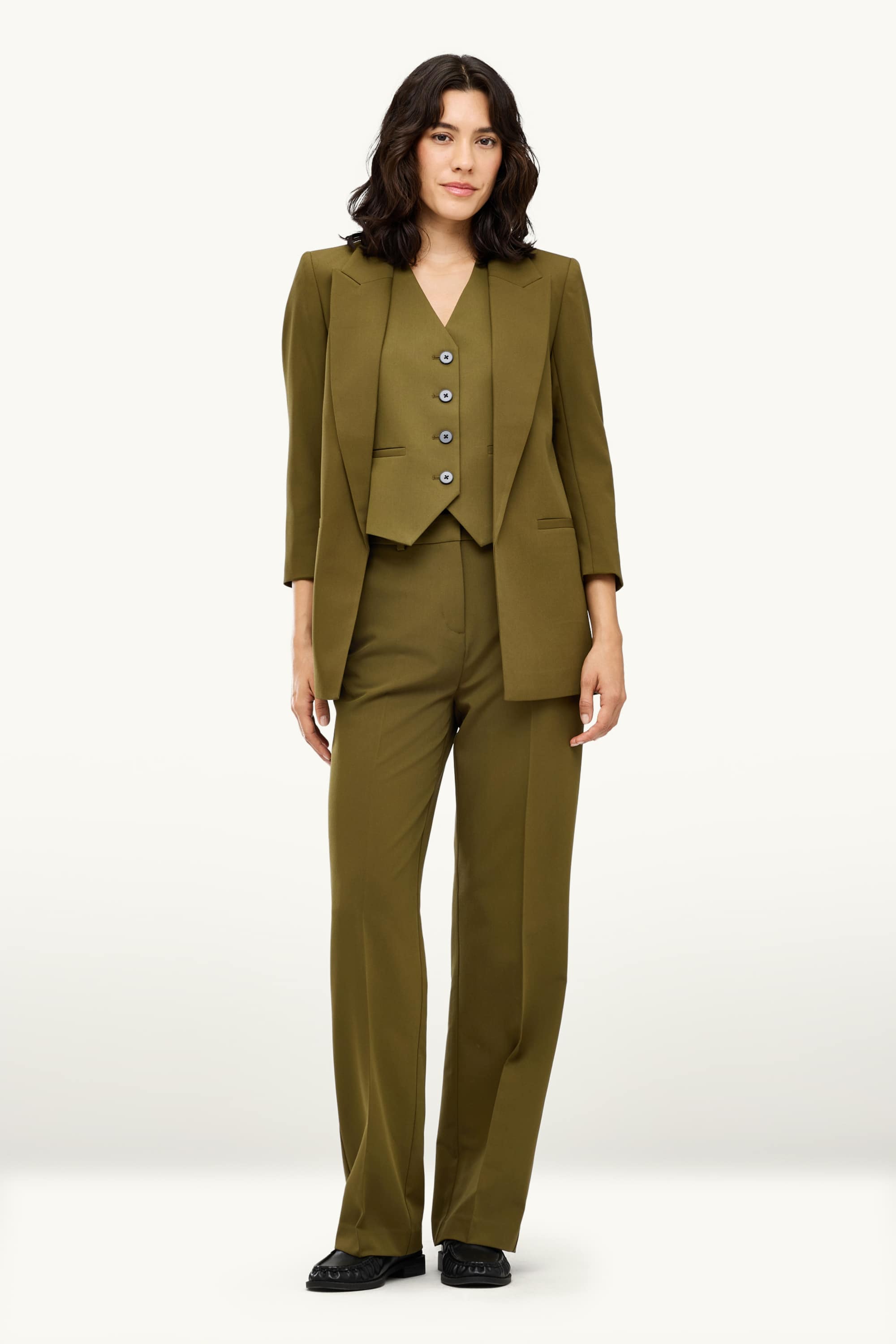 Business blazer - regular fit khaki