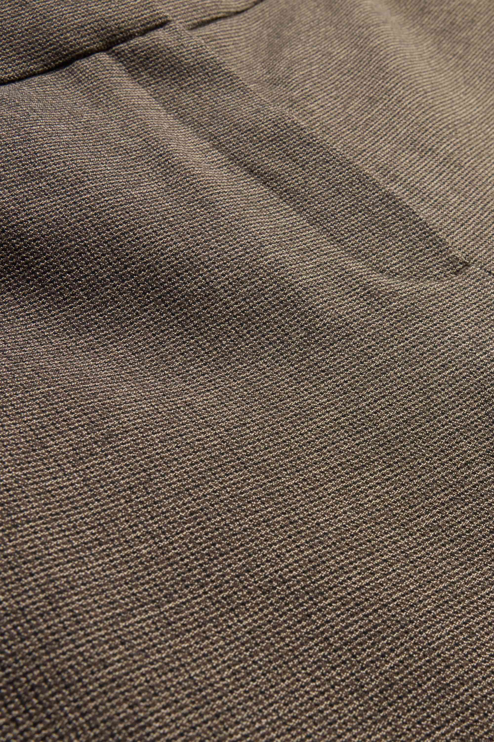 Business Bermuda shorts - high waist brown