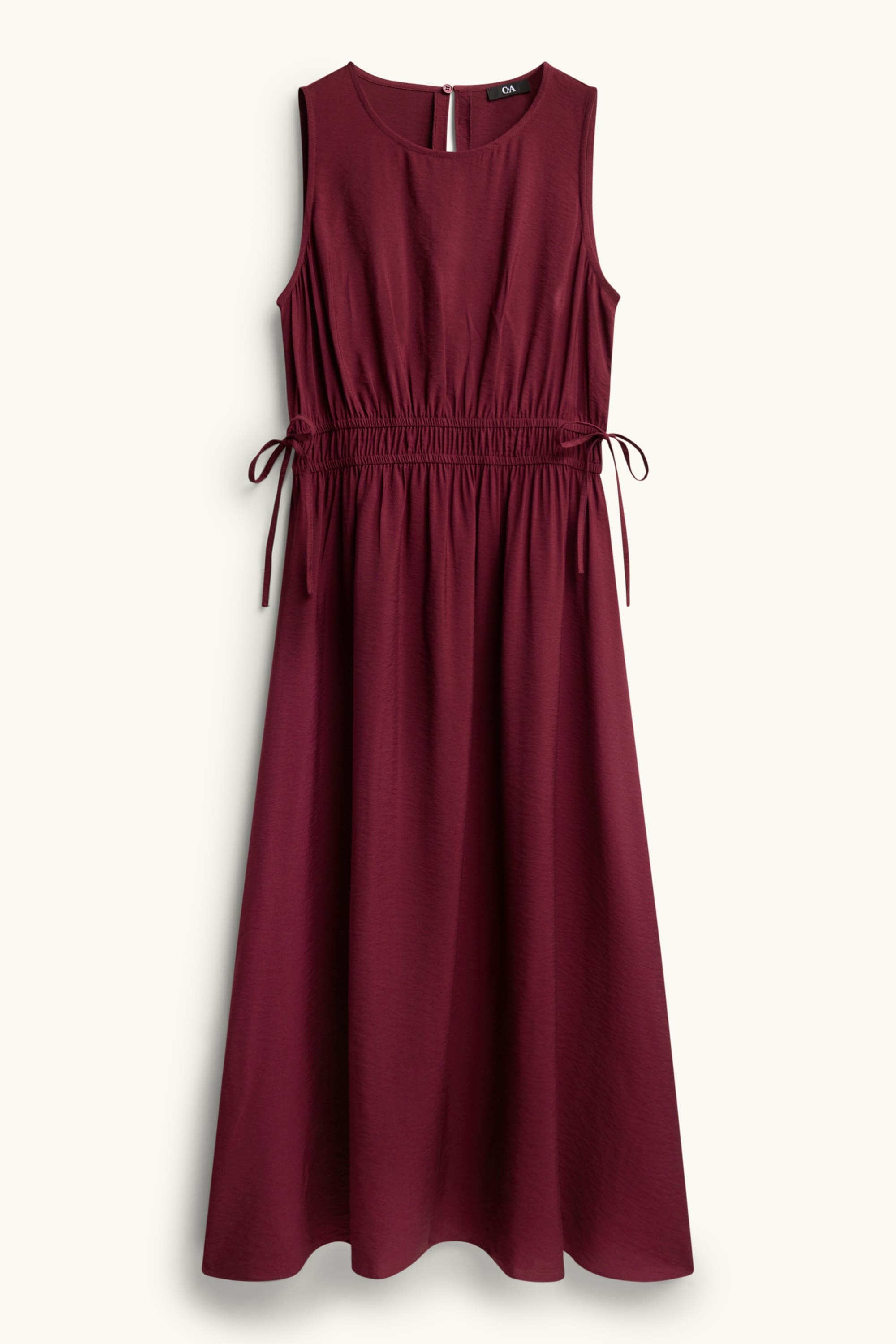 Dress - straight fit bordeaux