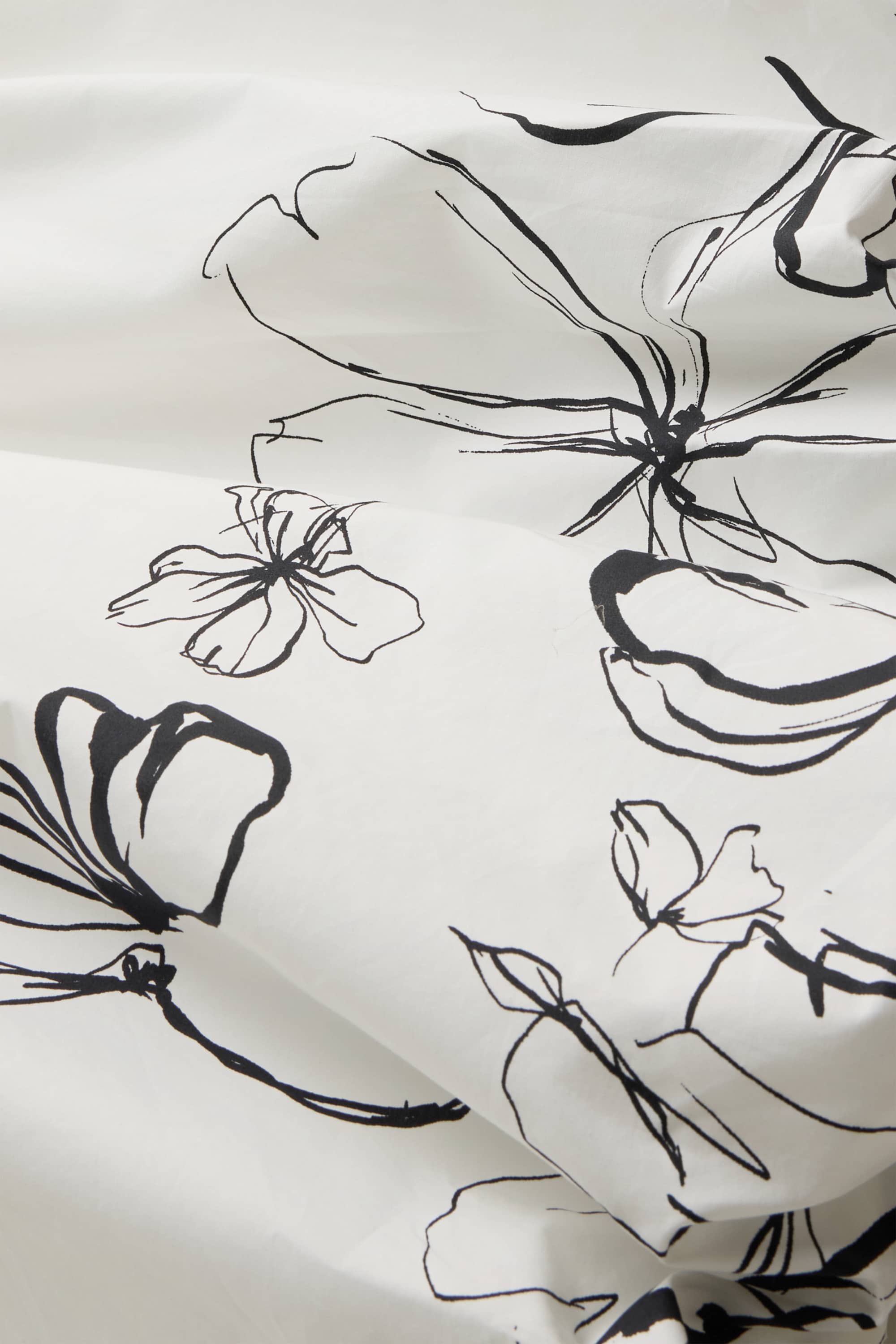 Fit & flare dress - floral white