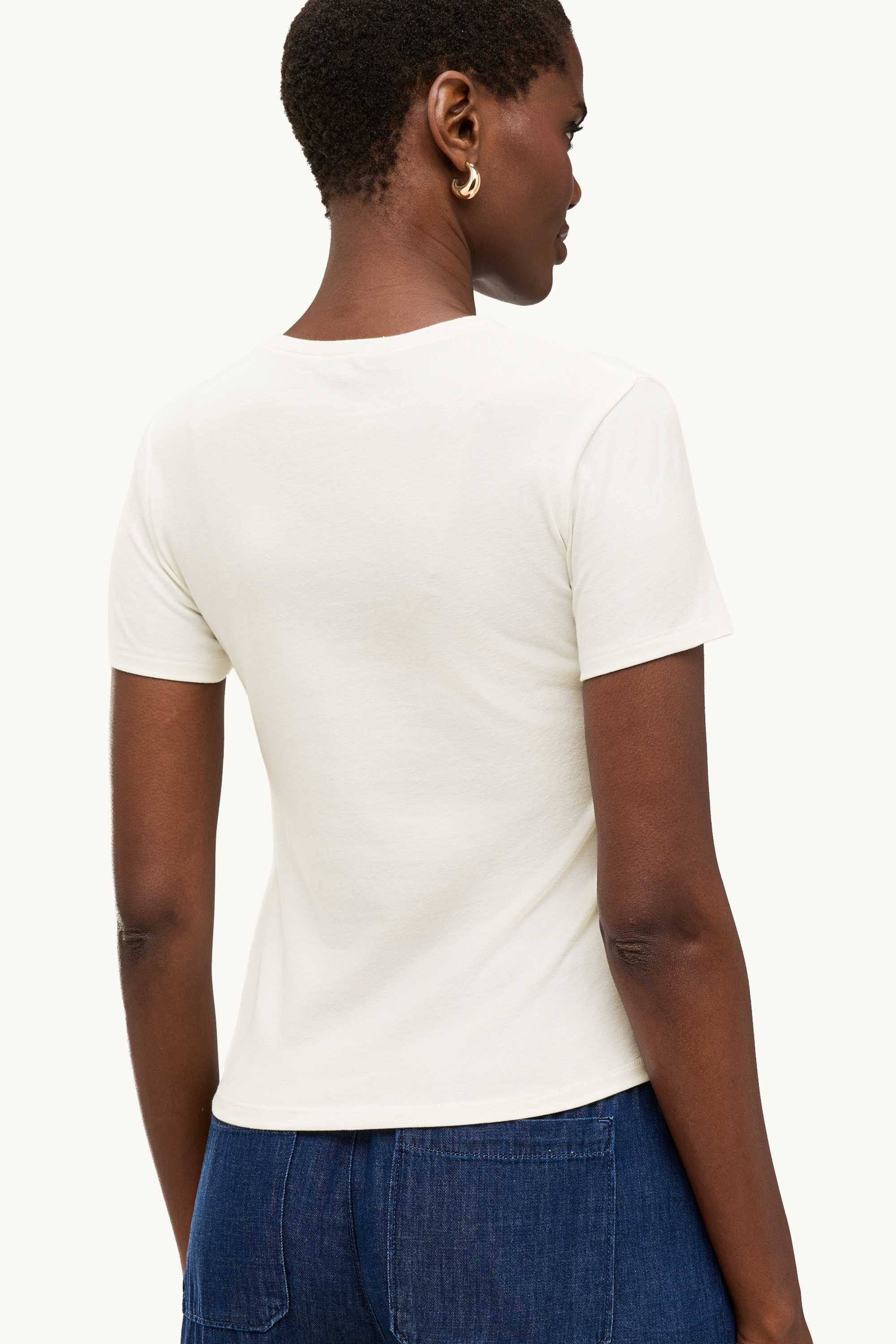 T-shirt - slim fit white
