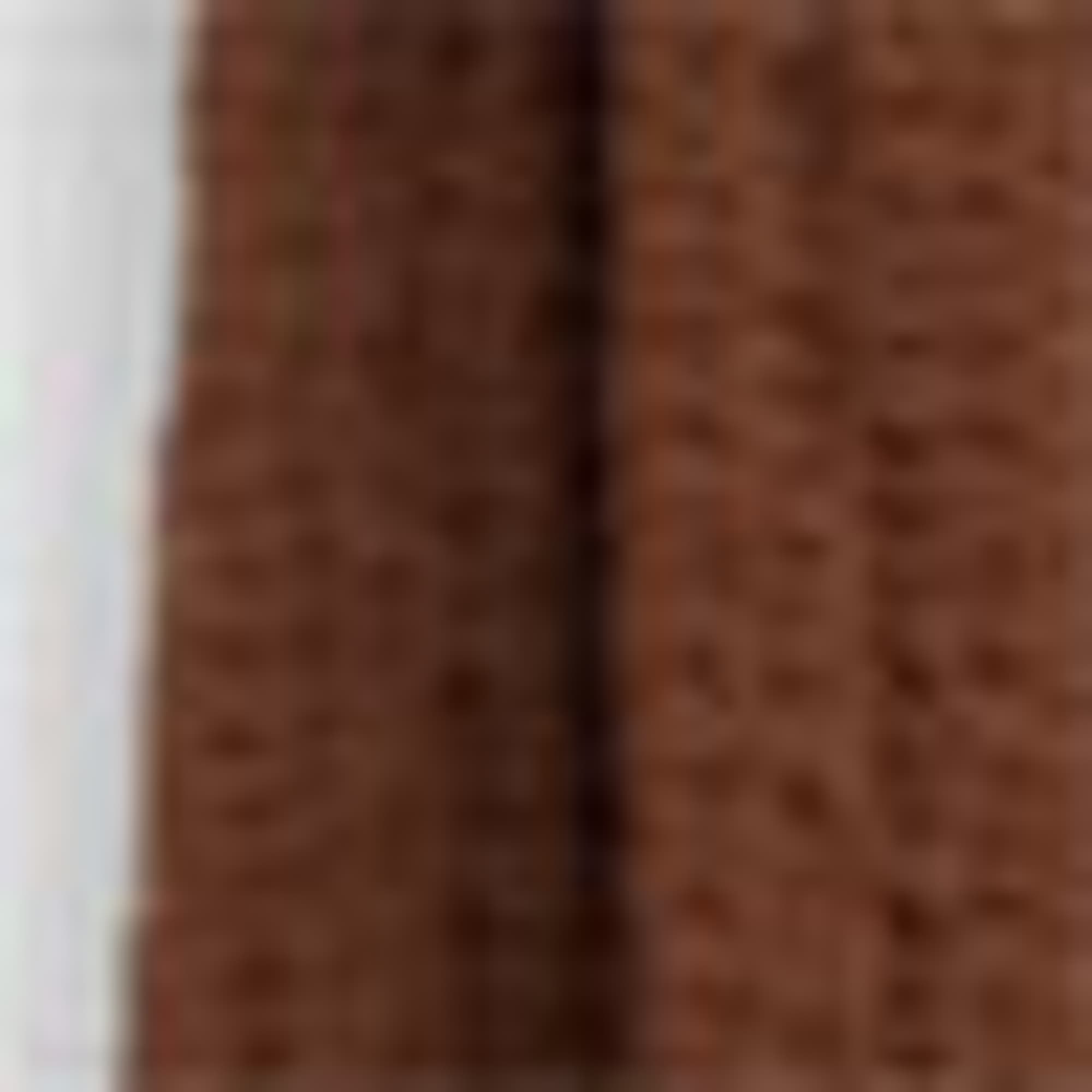 Dress with belt - straight fit brown