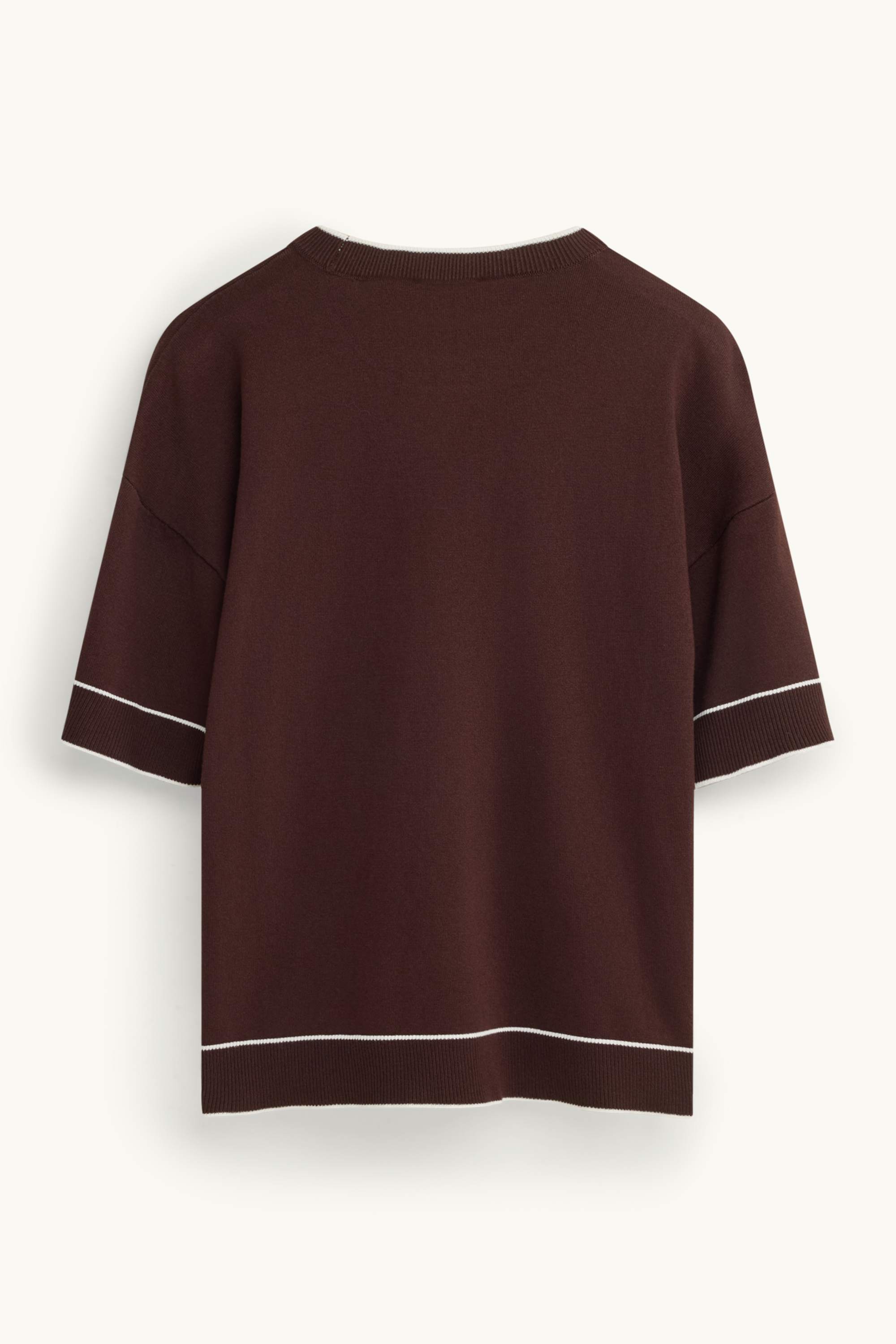 Jumper - short sleeve dark brown