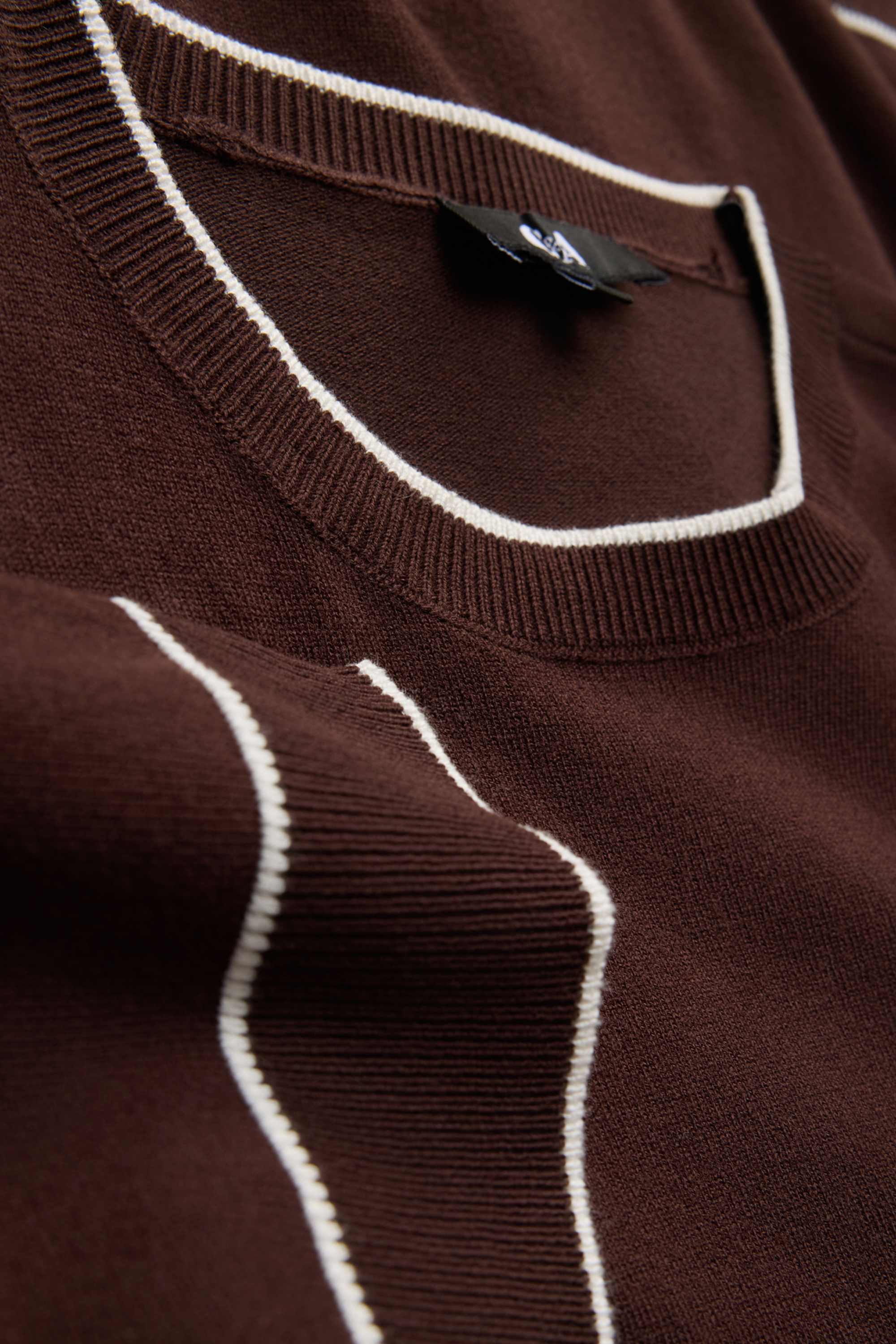 Jumper - short sleeve dark brown