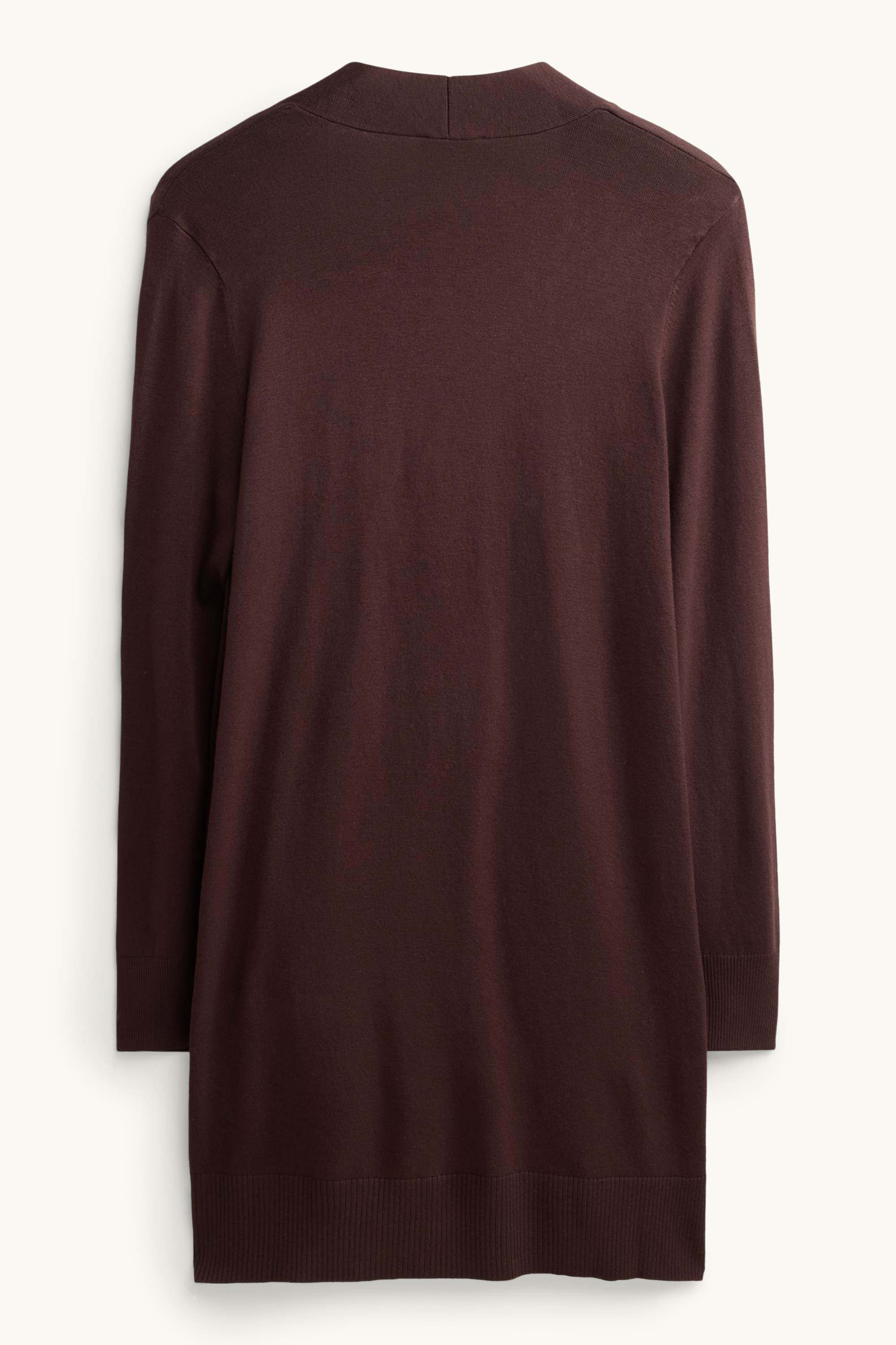 Long cardigan dark brown