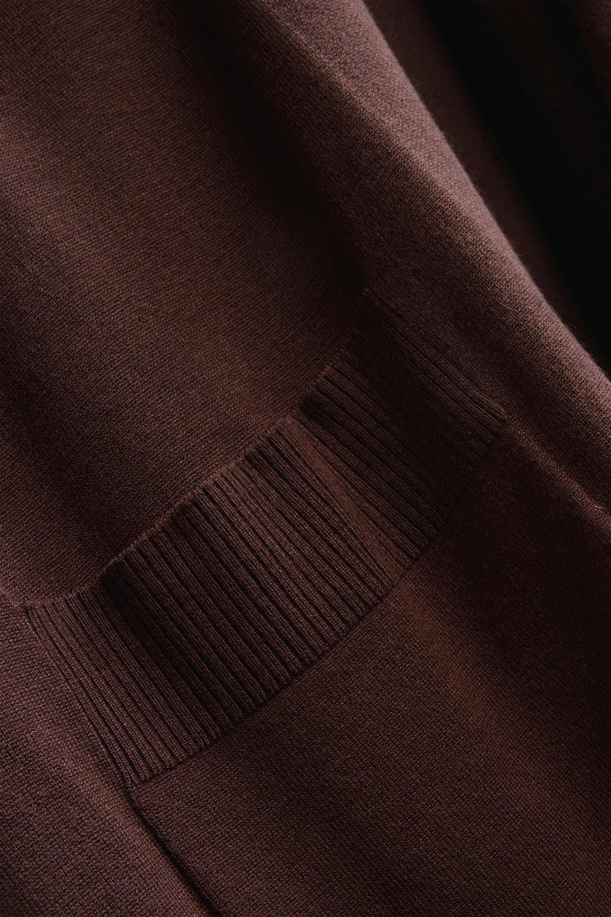 Long cardigan dark brown