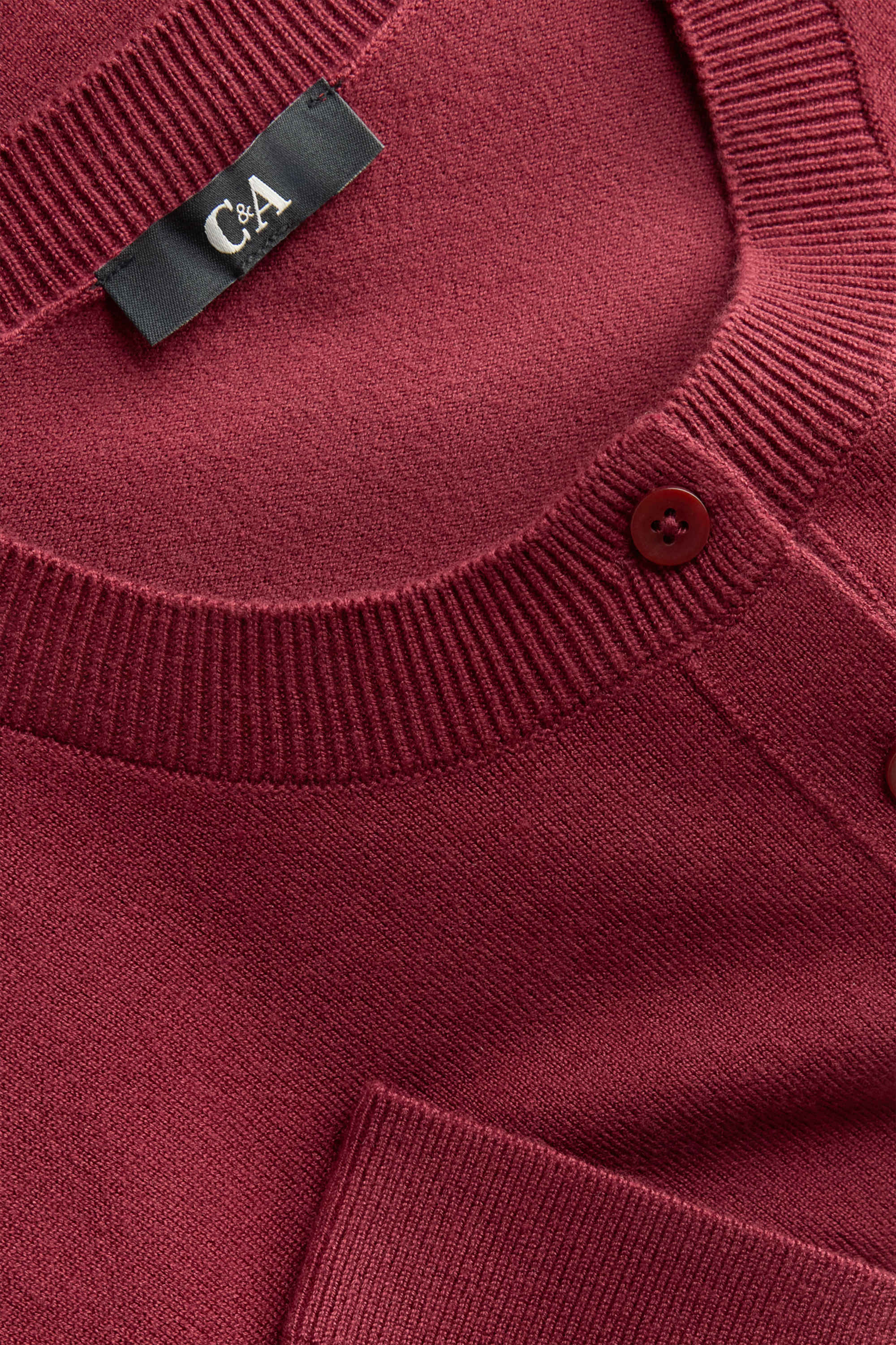 Cardigan dark red