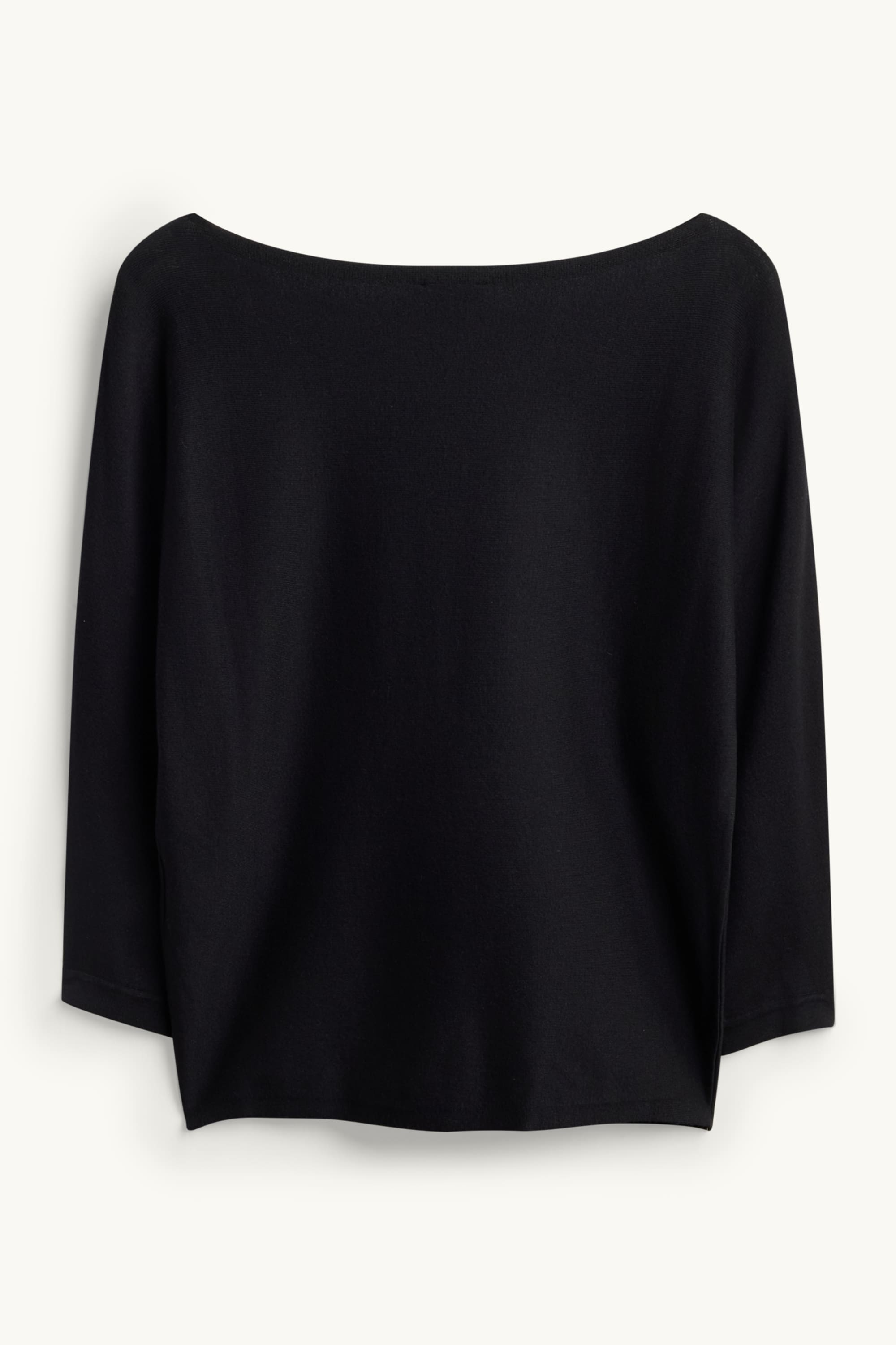 Fine knit jumper black