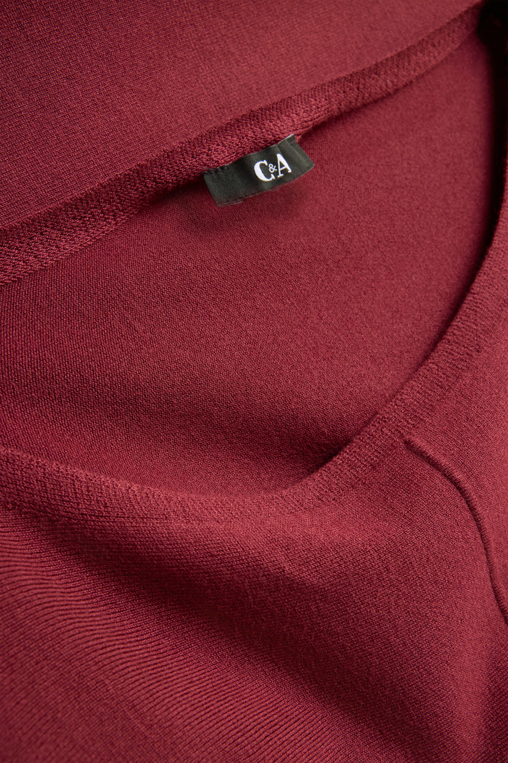 Fine knit jumper bordeaux