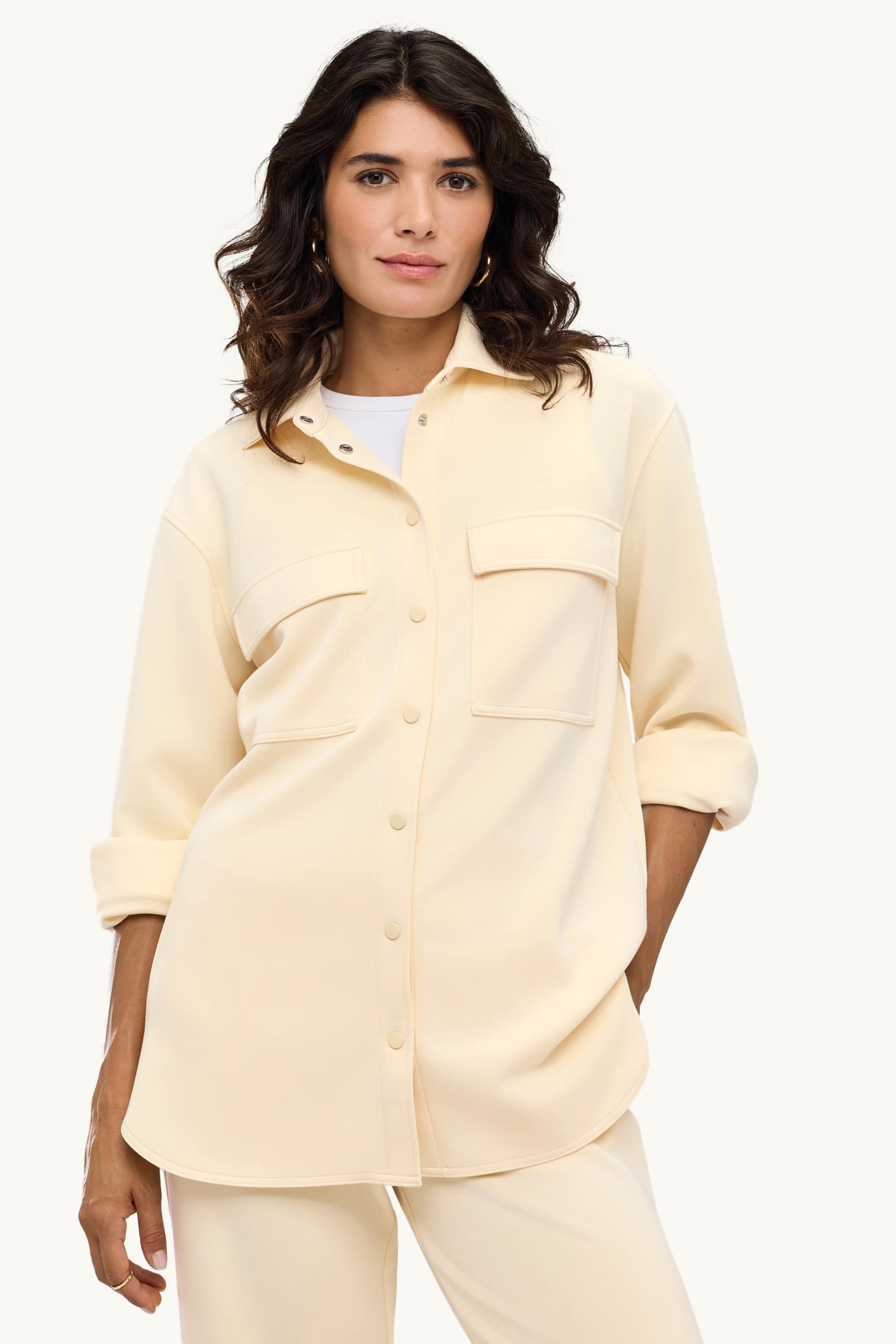 Shirt blouse cremewhite