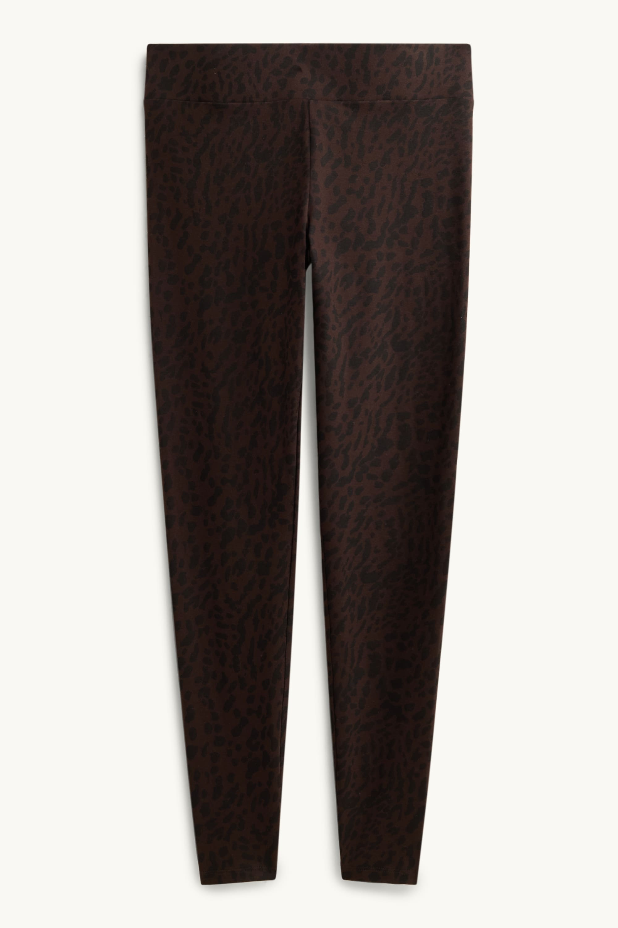Leggings - leopard print brown