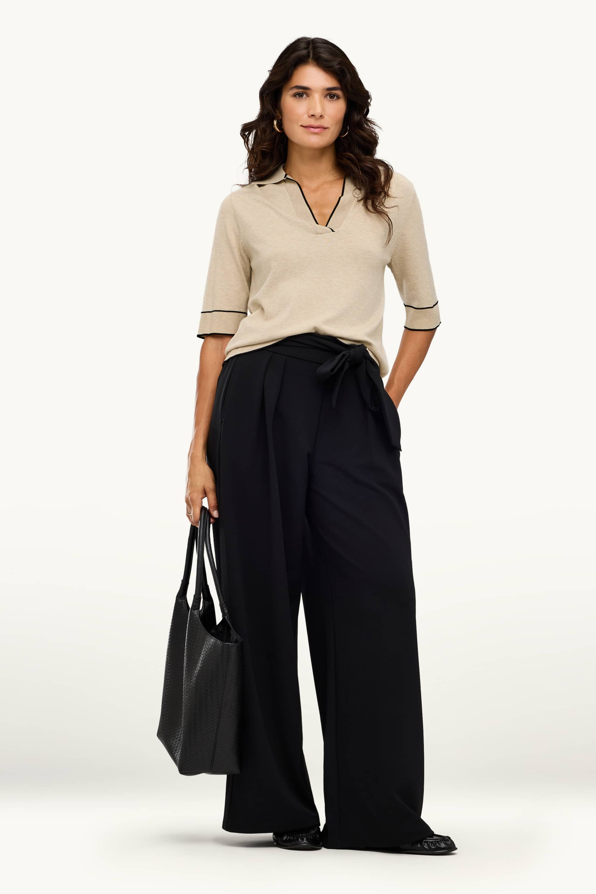 Jumper - short sleeve beige