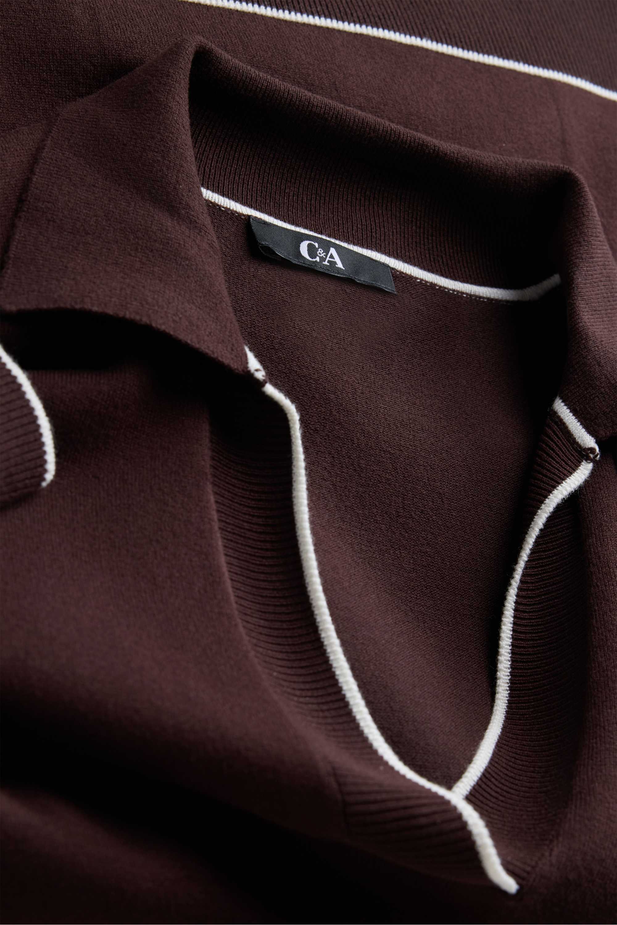 Jumper - short sleeve dark brown
