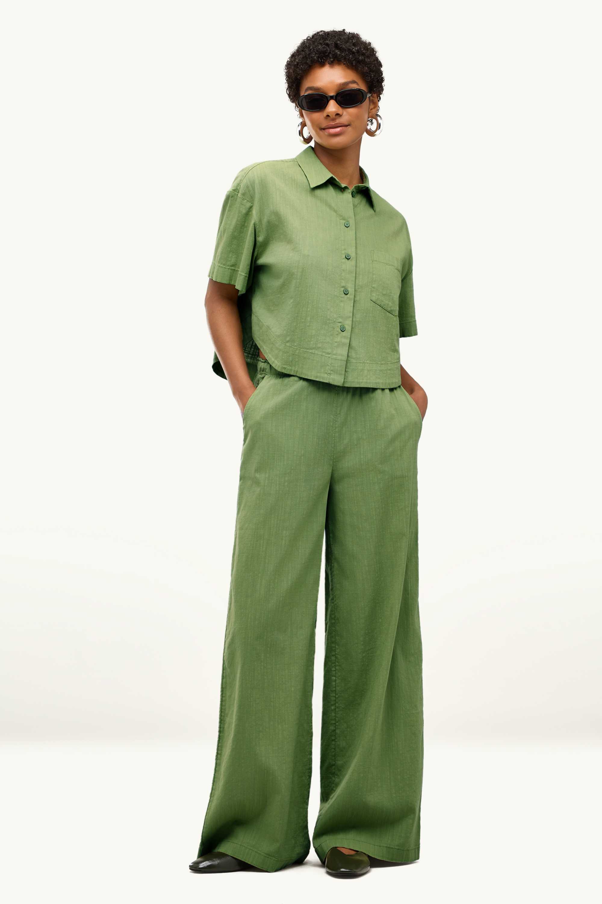 Blouse green