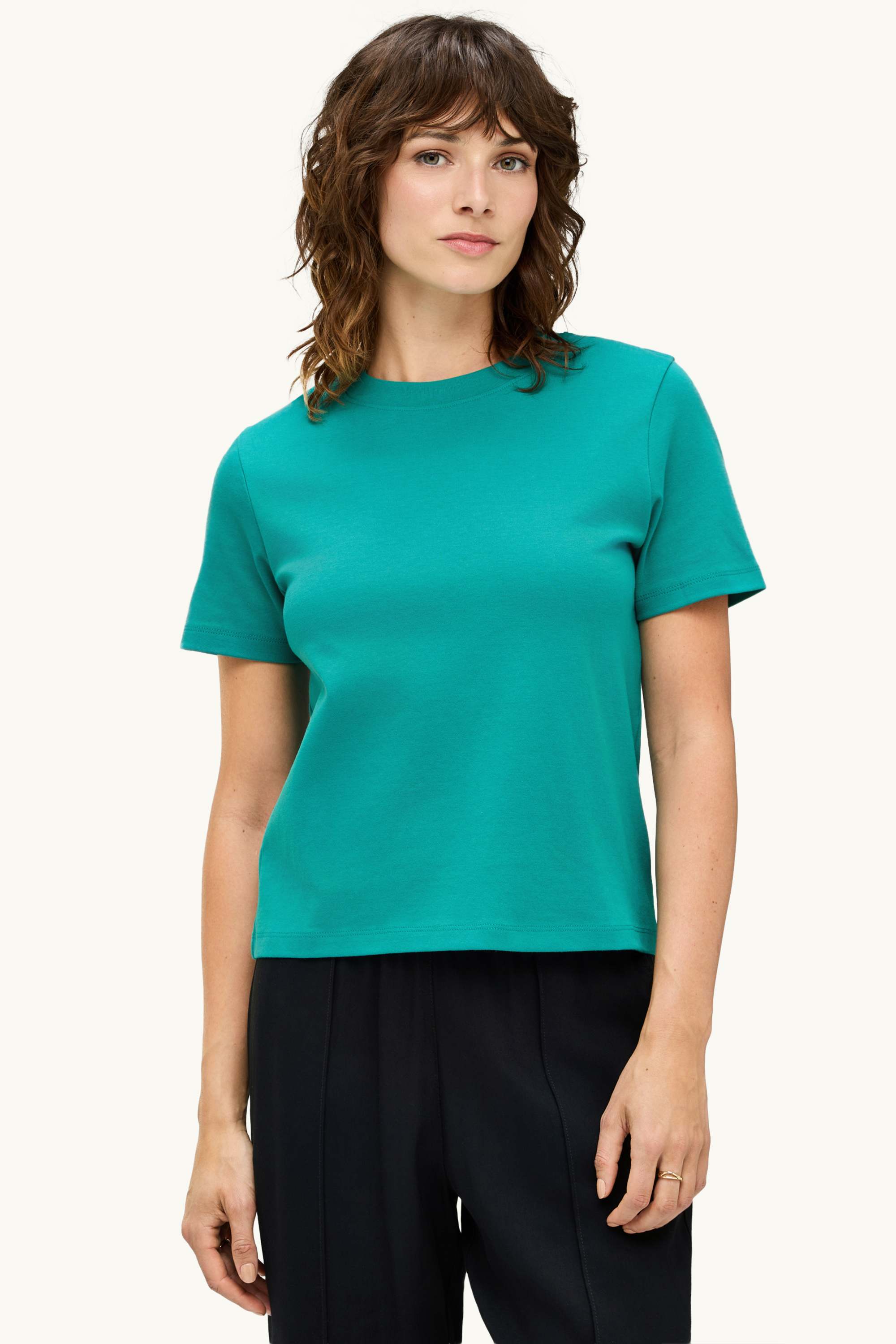 T-shirt - regular fit petrol