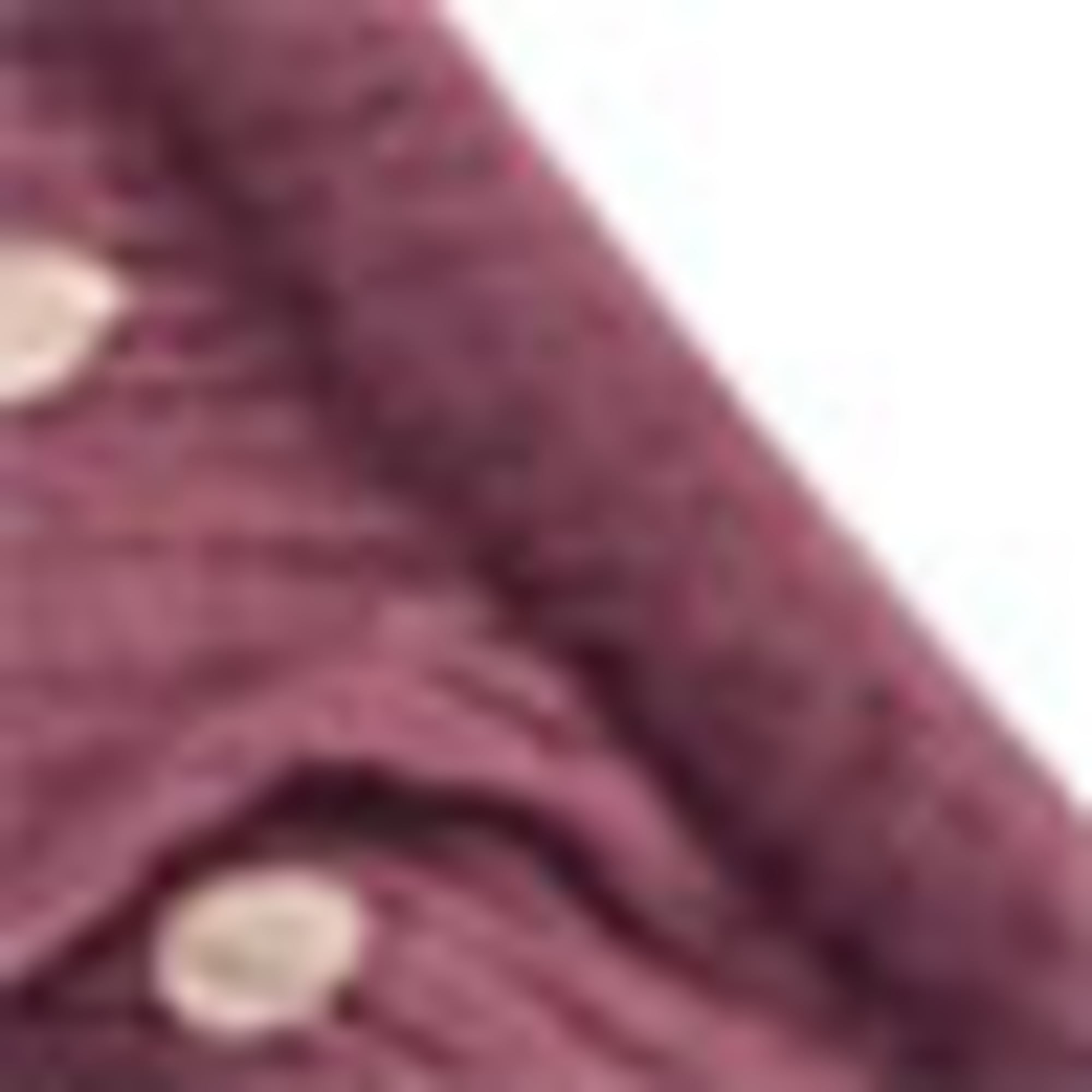 Blouse top - polka dot - textured - smocked purple