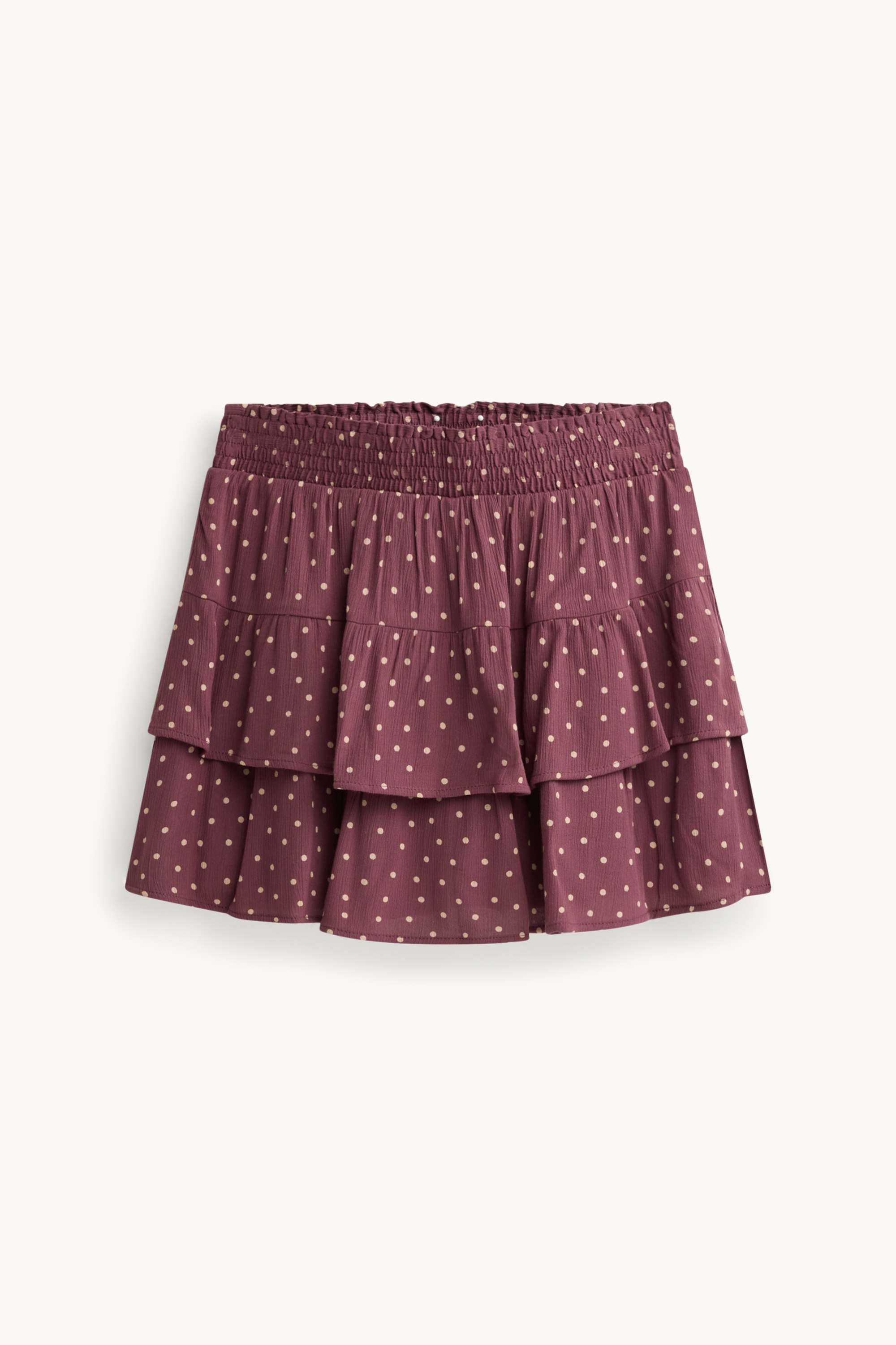 Skirt - polka dot purple