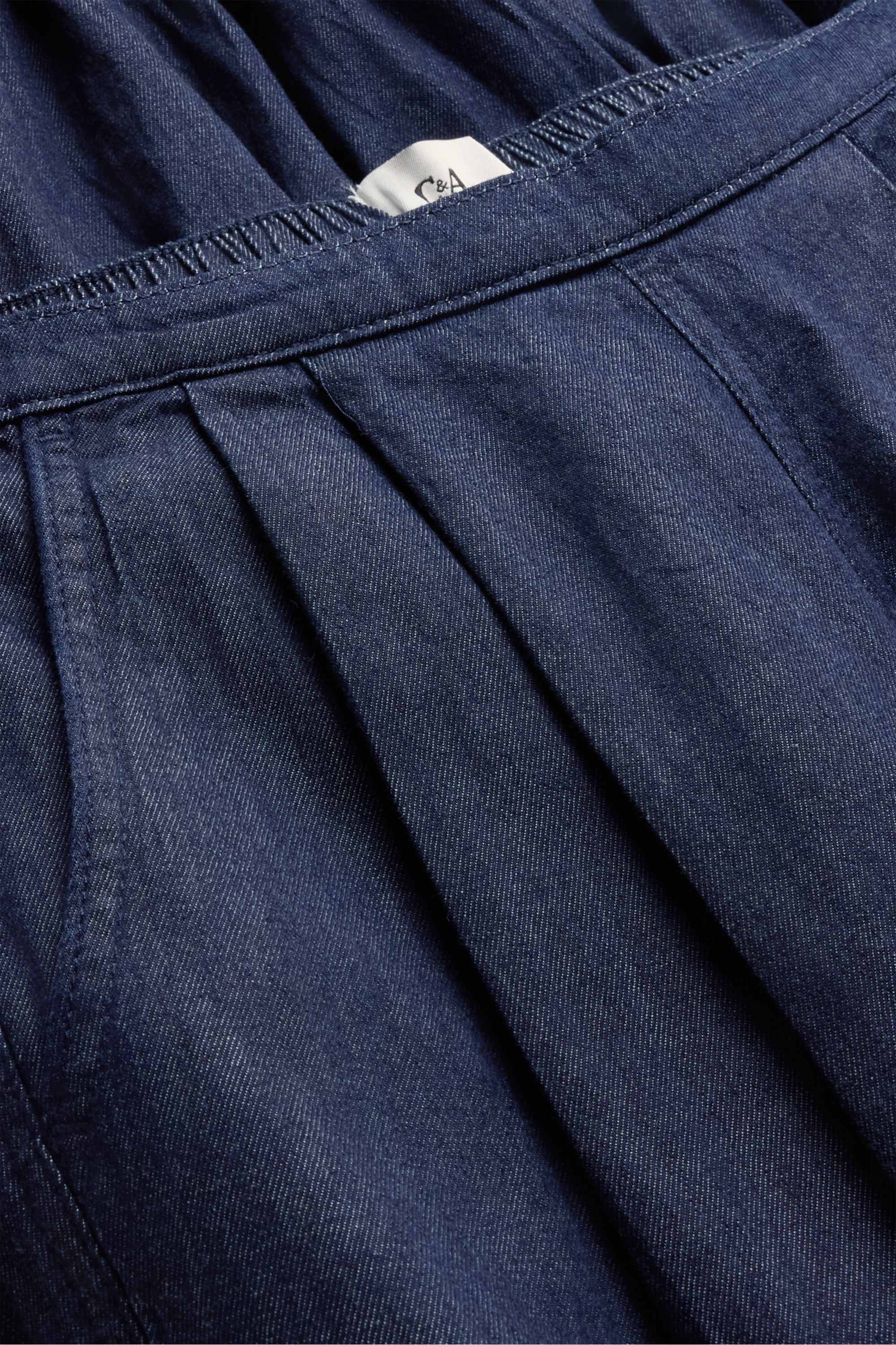 Balloon jeans - low-rise waist dark blue