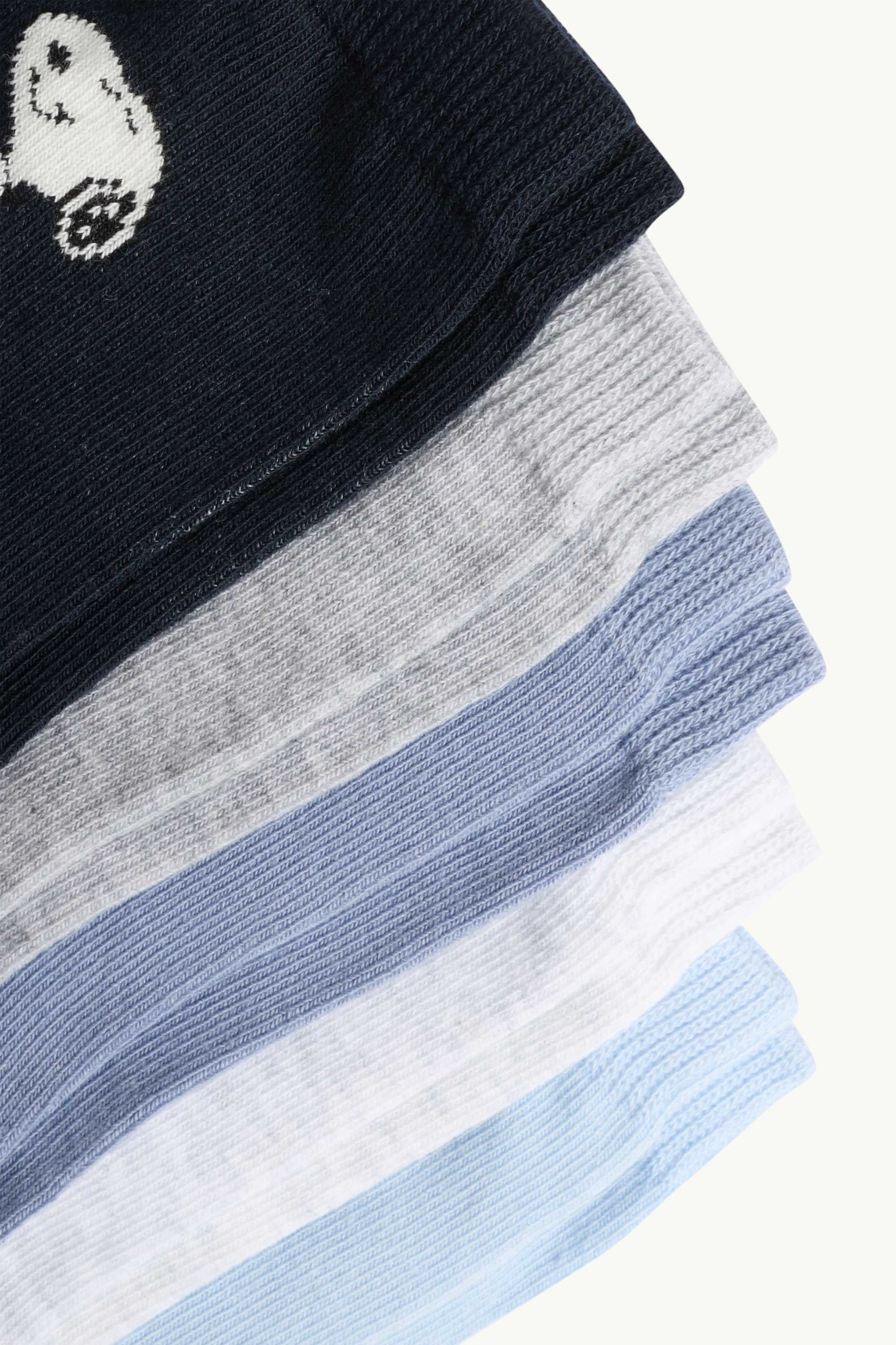 Multipack of 5 - socks with motif - Snoopy blue