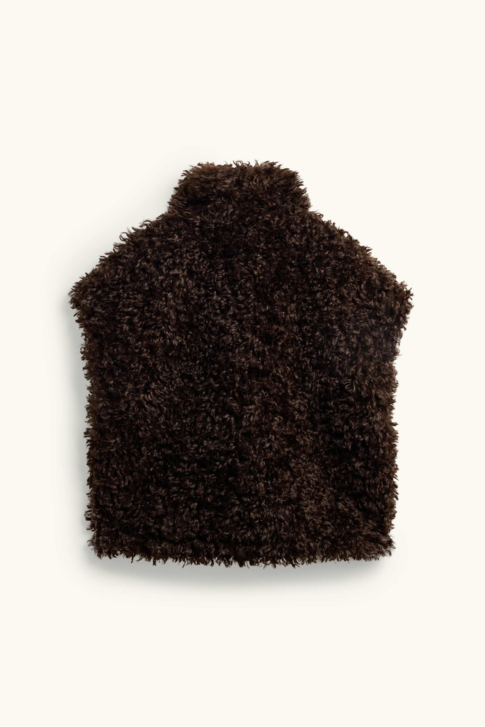 Reversible gilet dark brown