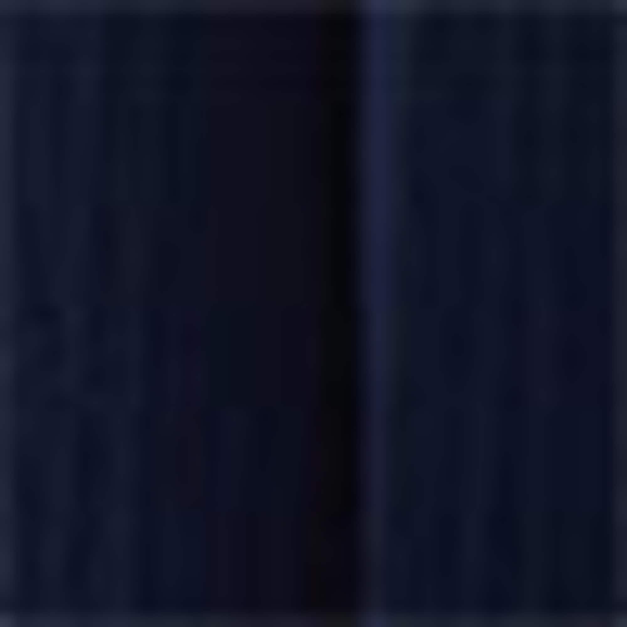 Cloth trousers - high waist - flared - ribbed dark blue