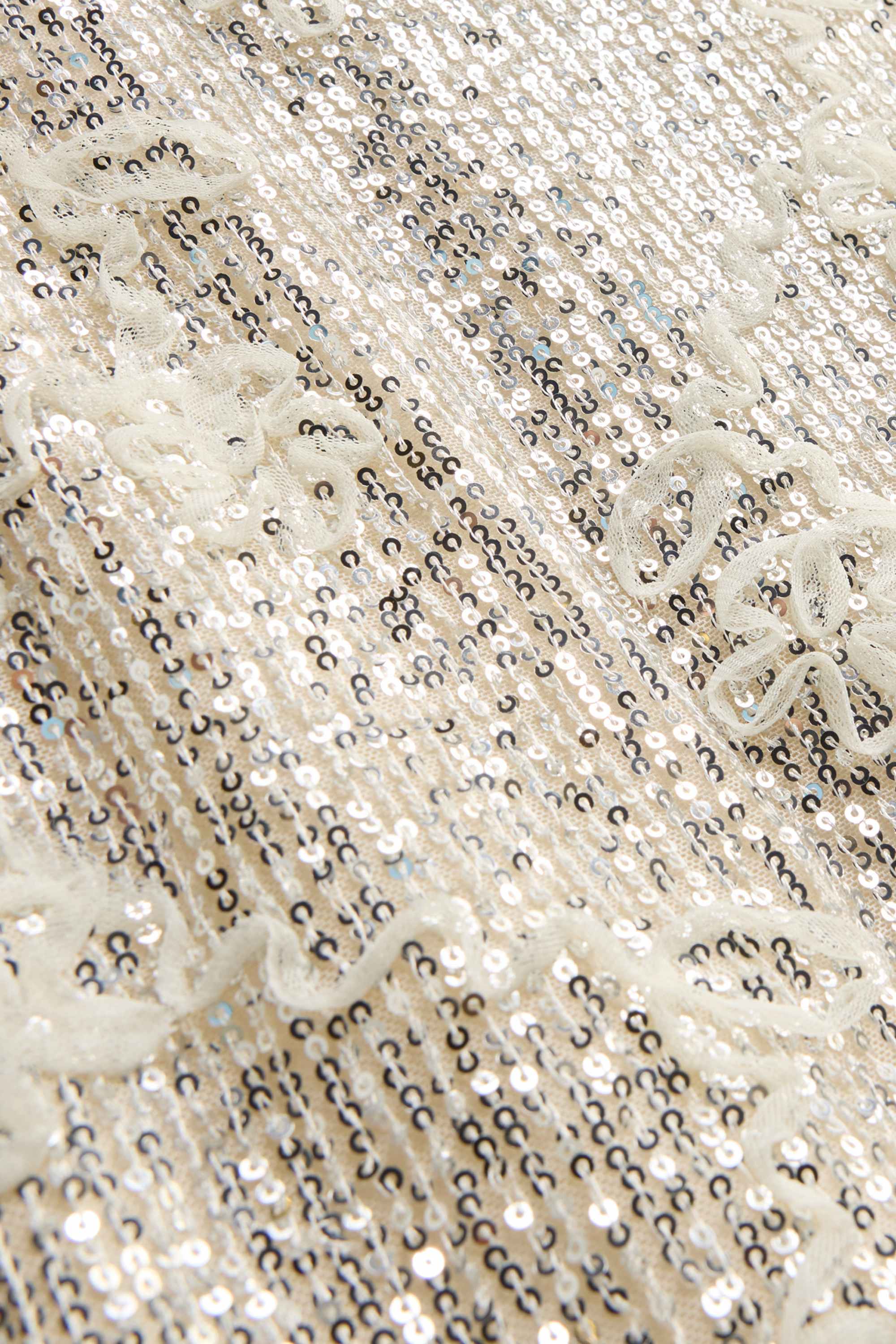 Sequin skirt gold