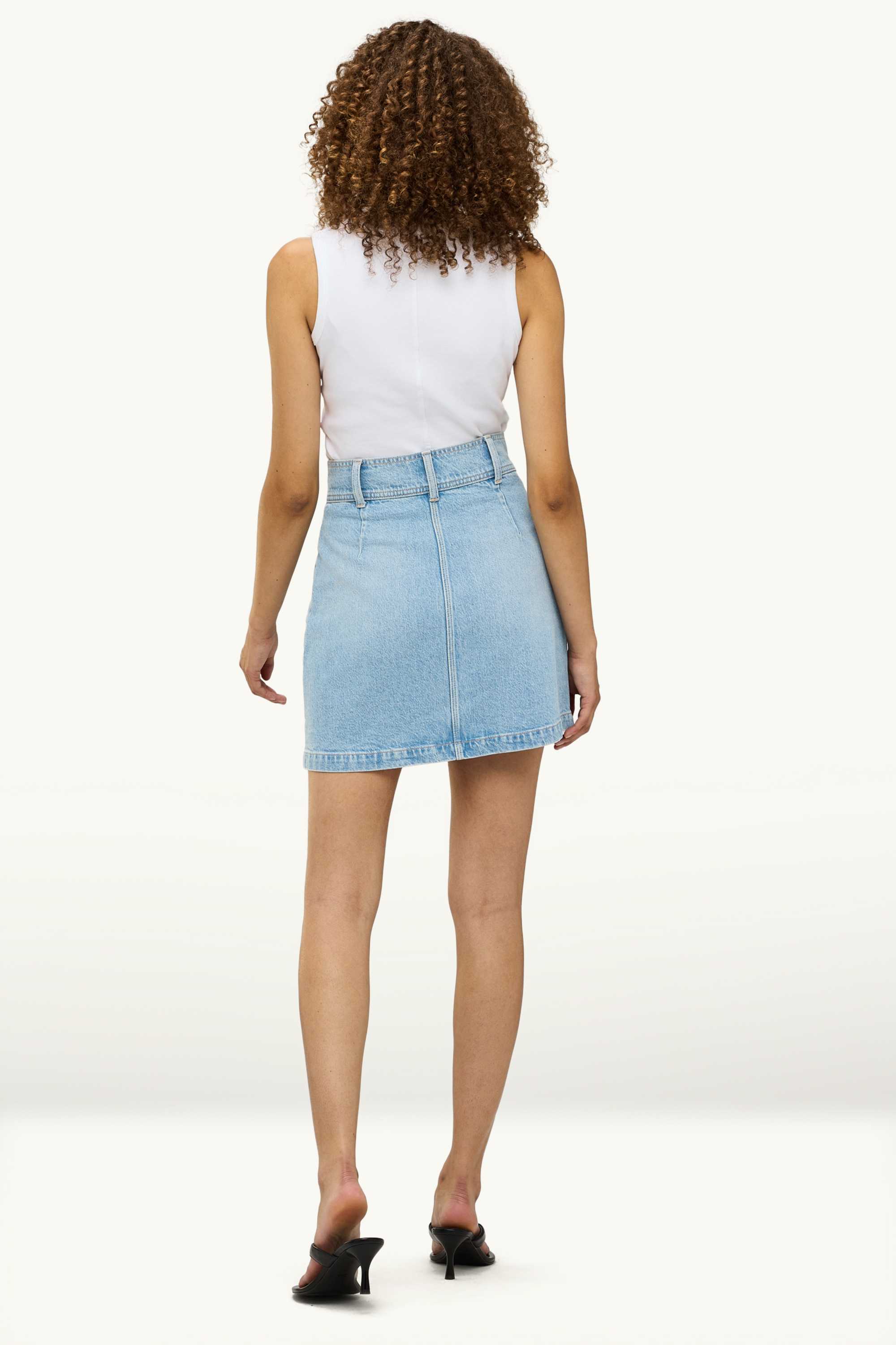 Denim skirt denim-light blue