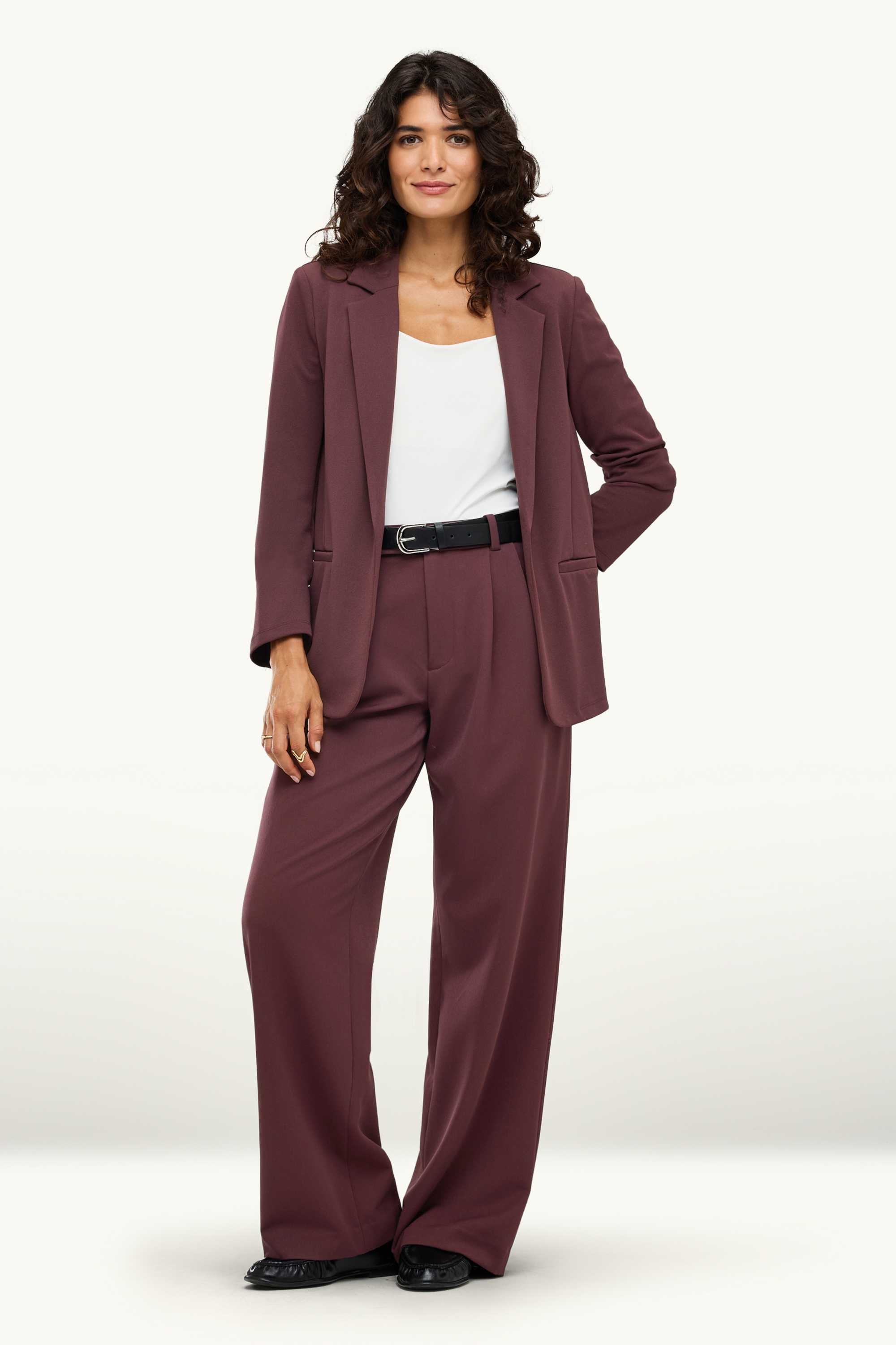 Blazer - regular fit dark brown