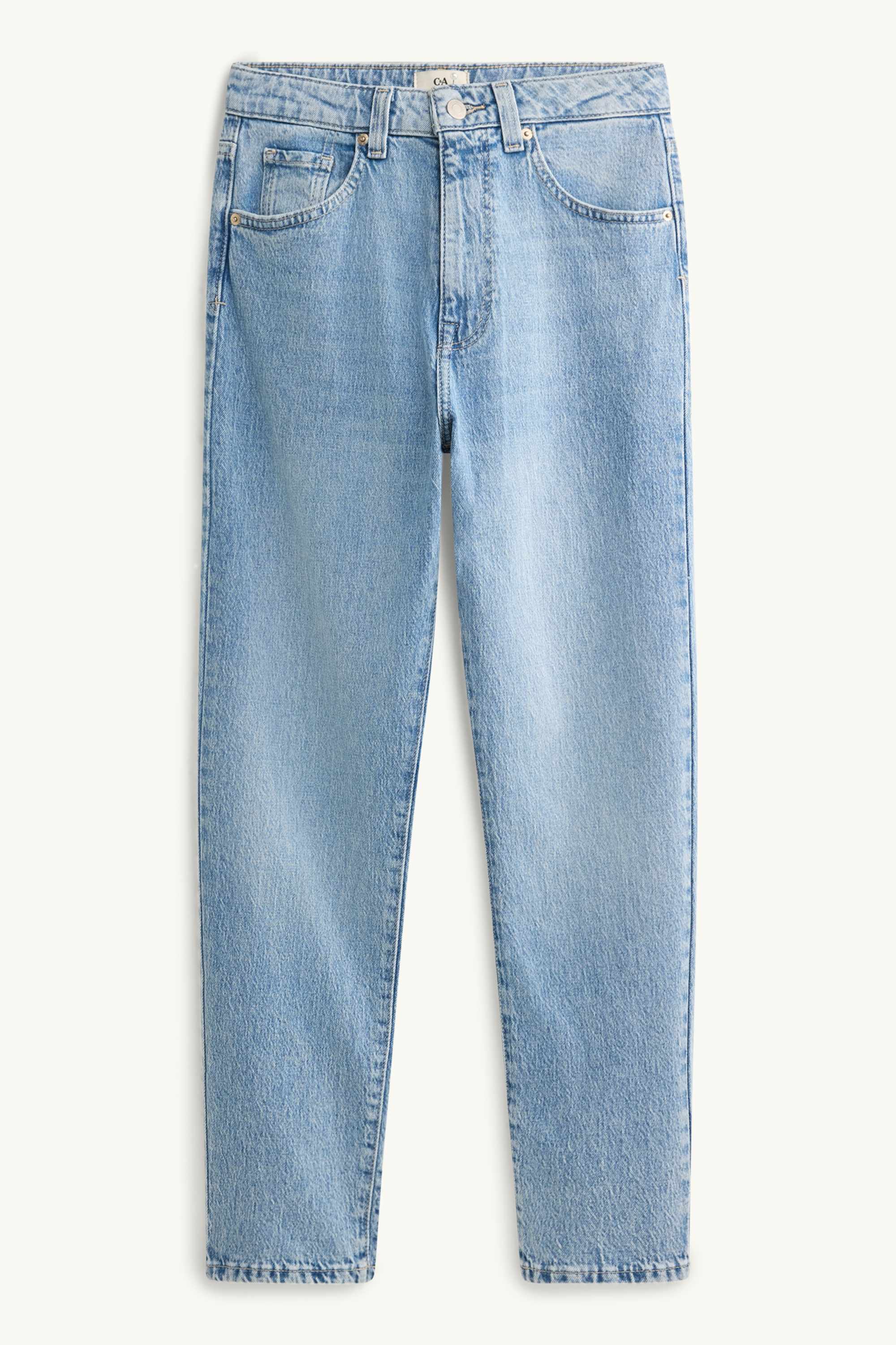 Mom jeans - high waist - LYCRA® denim-light blue