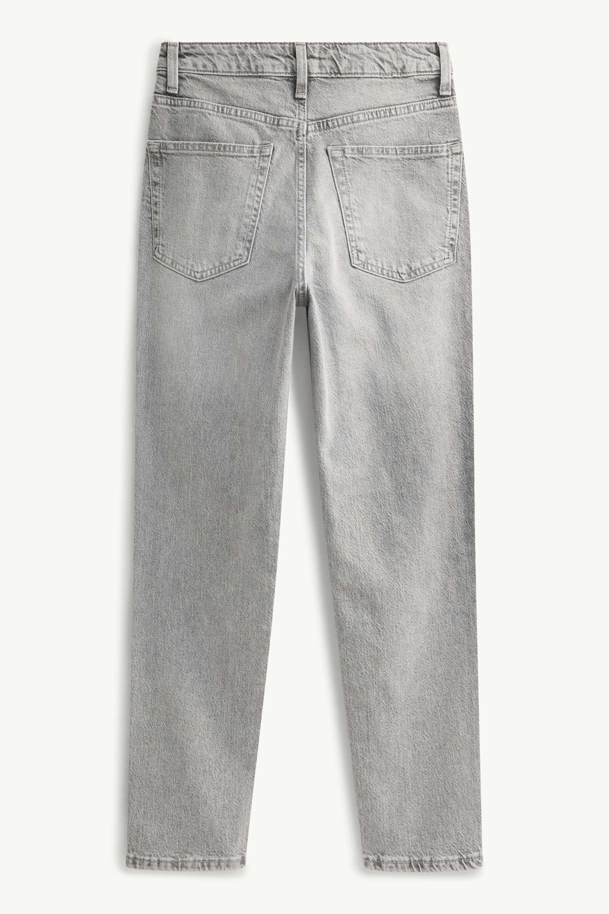 Mom jeans - high waist - LYCRA® denim-gray