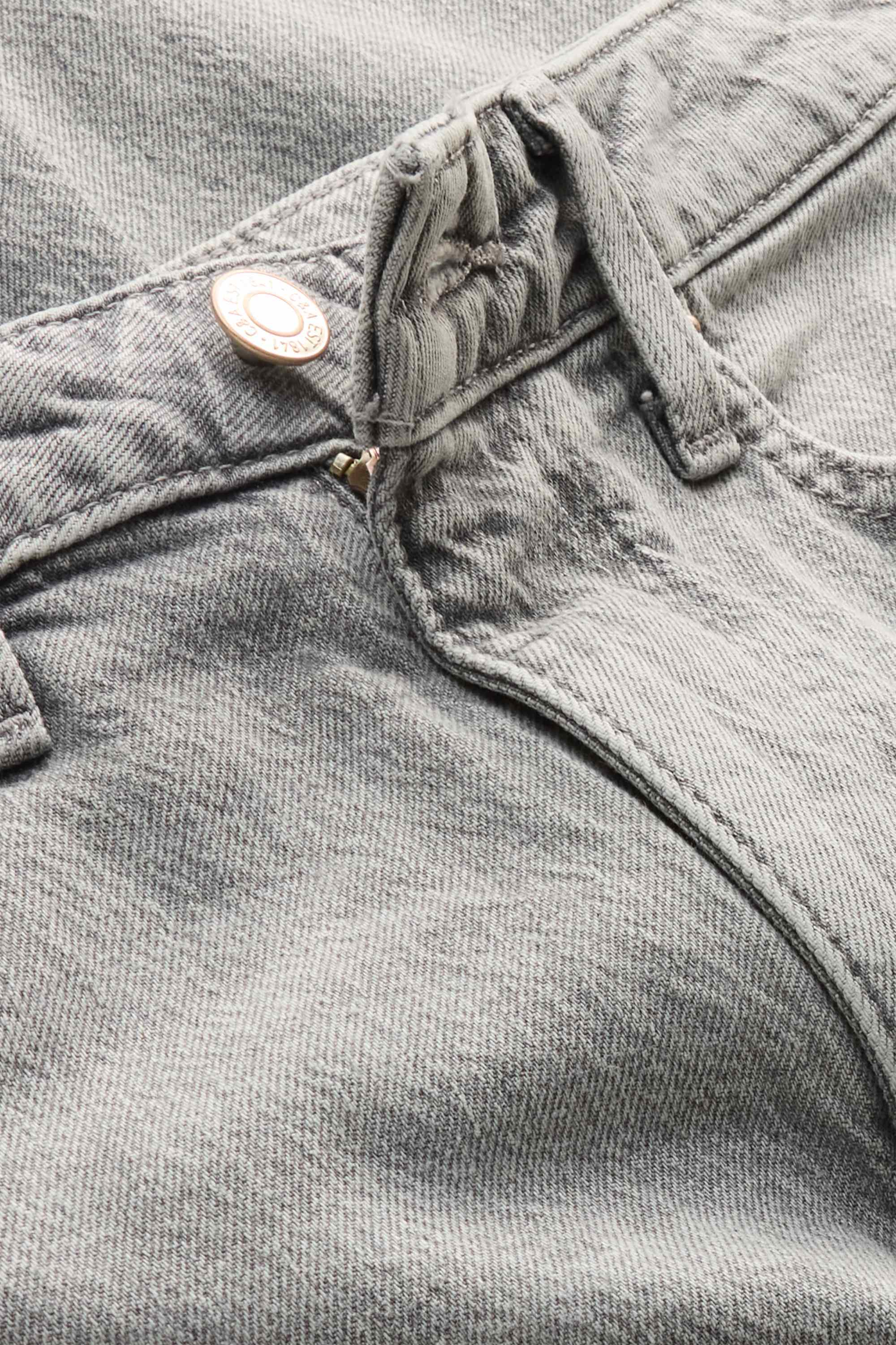 Mom jeans - high waist - LYCRA® denim-gray