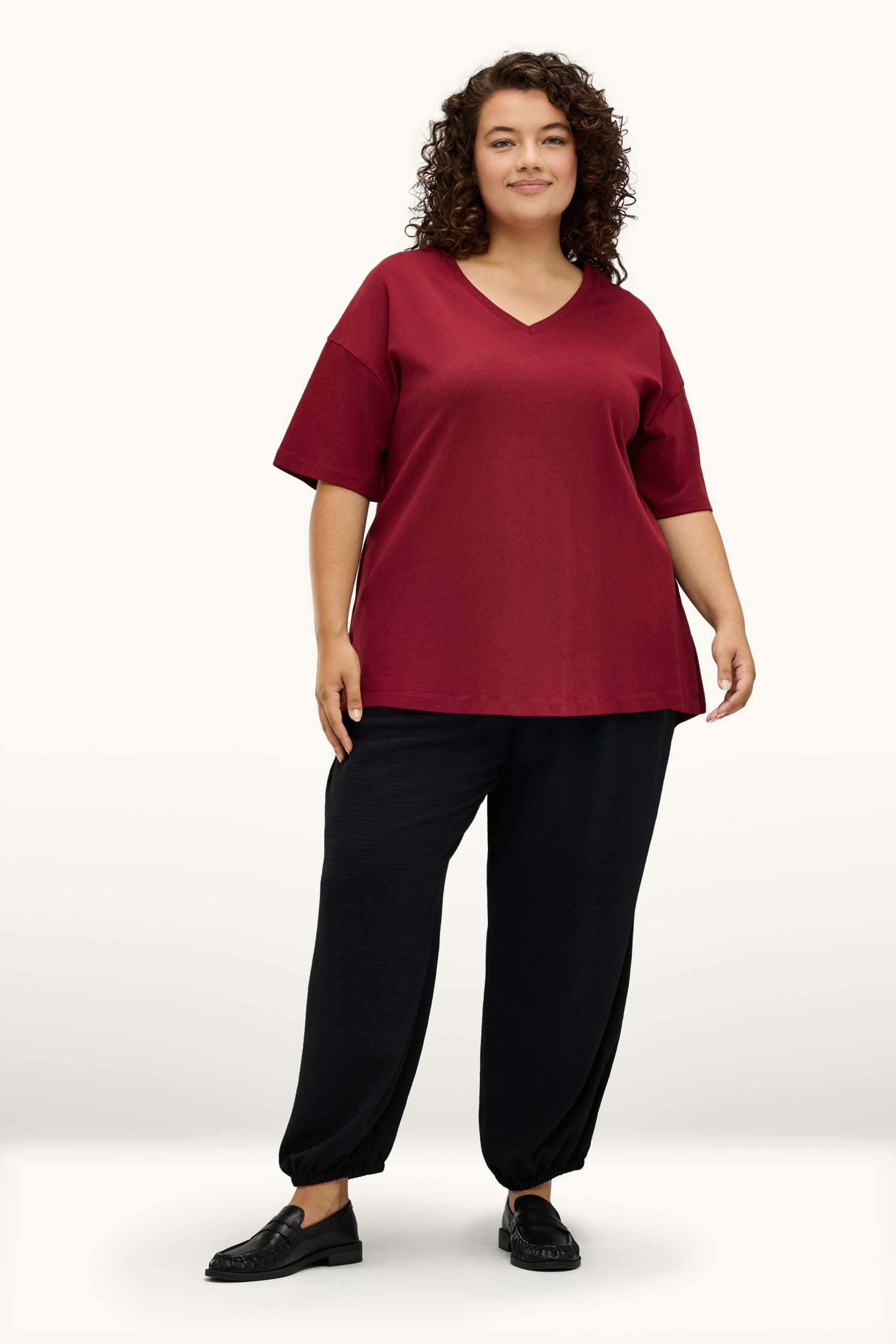 T-shirt bordeaux